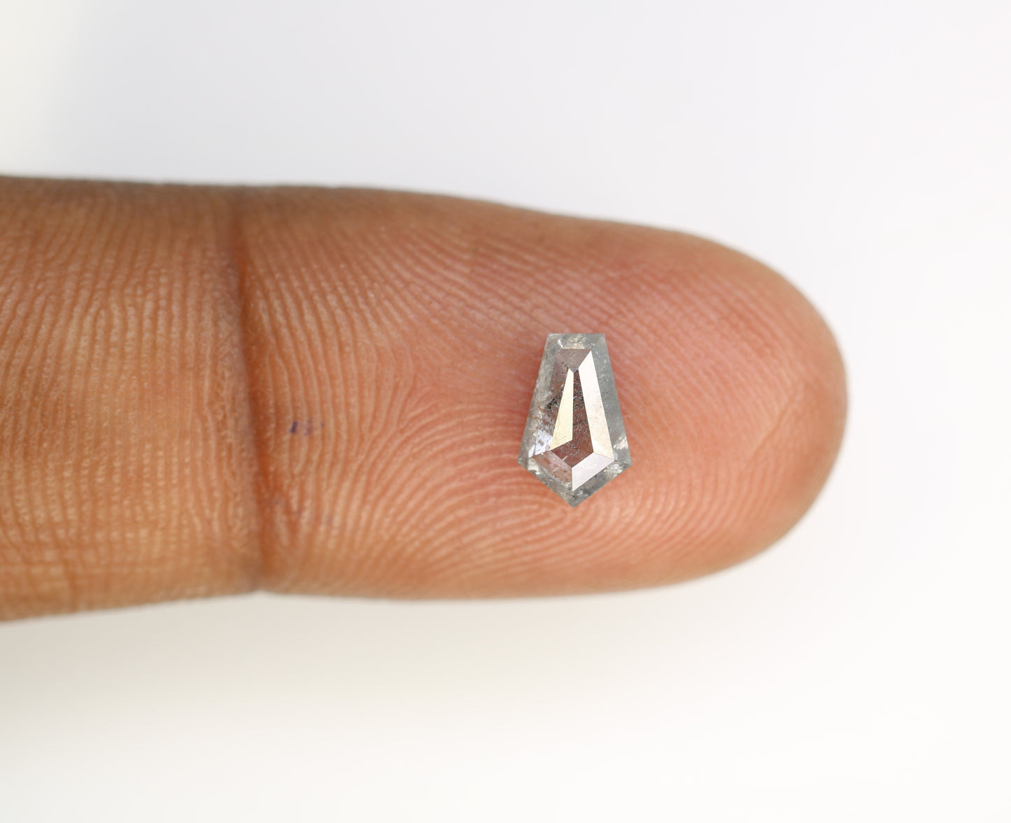 0.72 Carat Salt And Pepper Loose Geometric Shape Diamond For Engagement Ring - JayKrishna Diamond