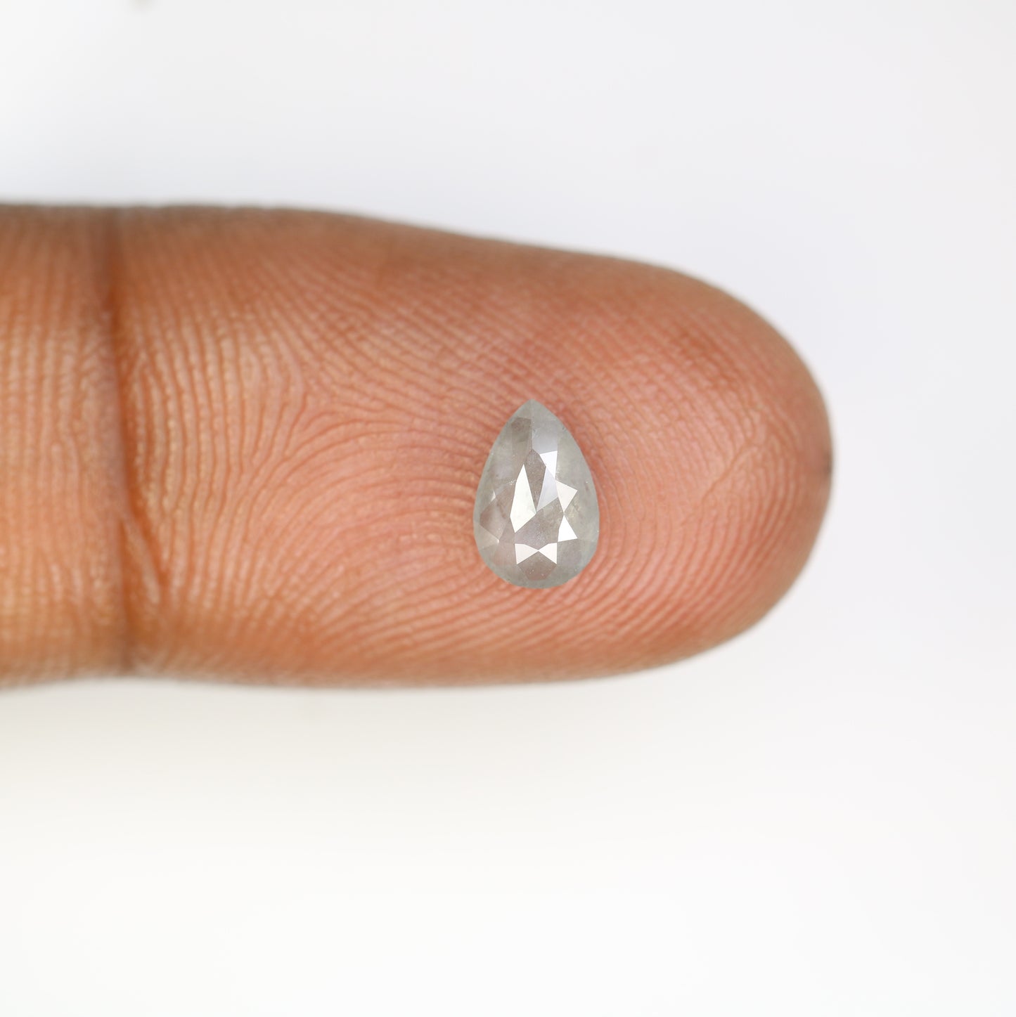 0.64 Carat Natural Loose Pear Shape Salt and Pepper Diamond for a Distinctive Wedding Ring: Elegant Gemstone Jewelry Piece - JayKrishna Diamond