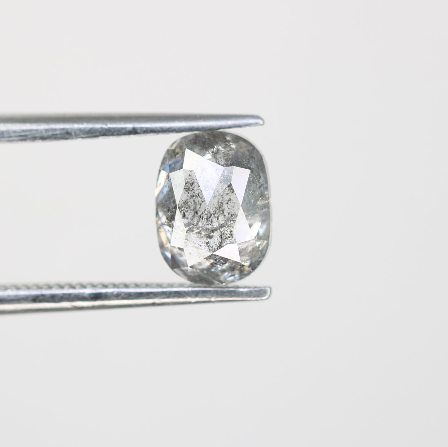 1.42 Carat Oval Shaped Natural Salt And Pepper Diamond For Galaxy Ring - JayKrishna Diamond