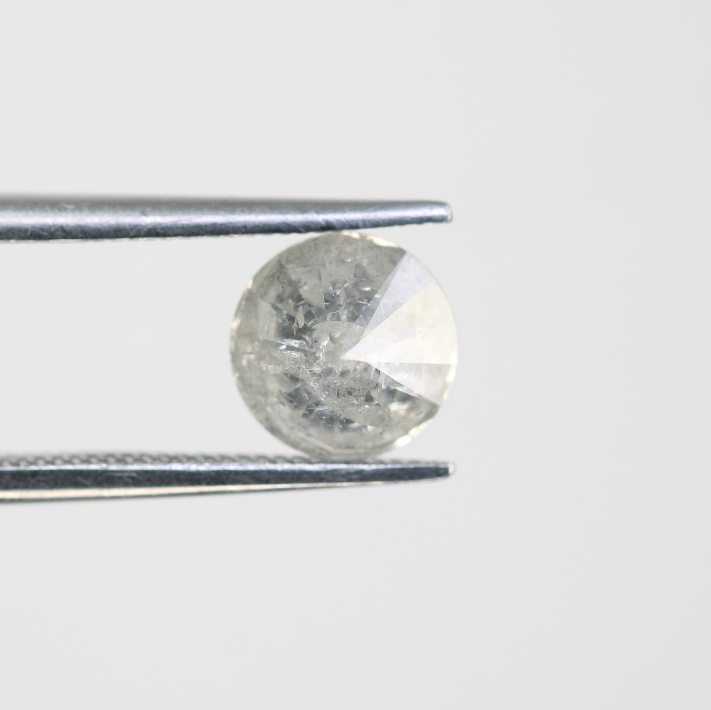 Loose Round Brilliant Cut Diamond 1.53 Carat Salt And Pepper Diamond Ring - JayKrishna Diamond