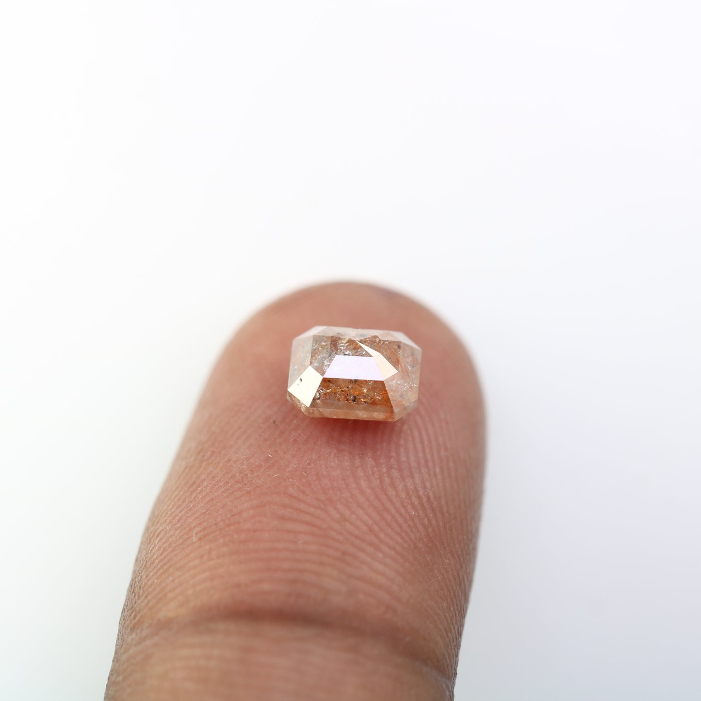 1.79 Carat Natural Loose Red Color Emerald Shaped Diamond For Wedding Ring - JayKrishna Diamond