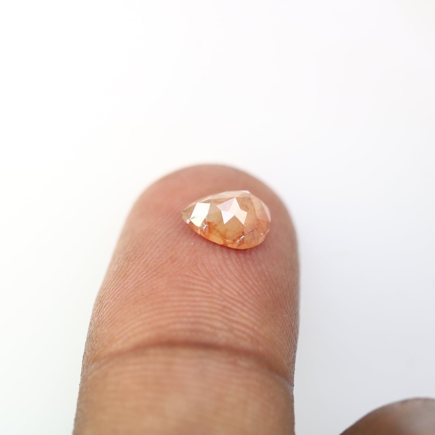 1.22 Carat Natural Loose Light Red Color Pear Shaped Diamond - JayKrishna Diamond