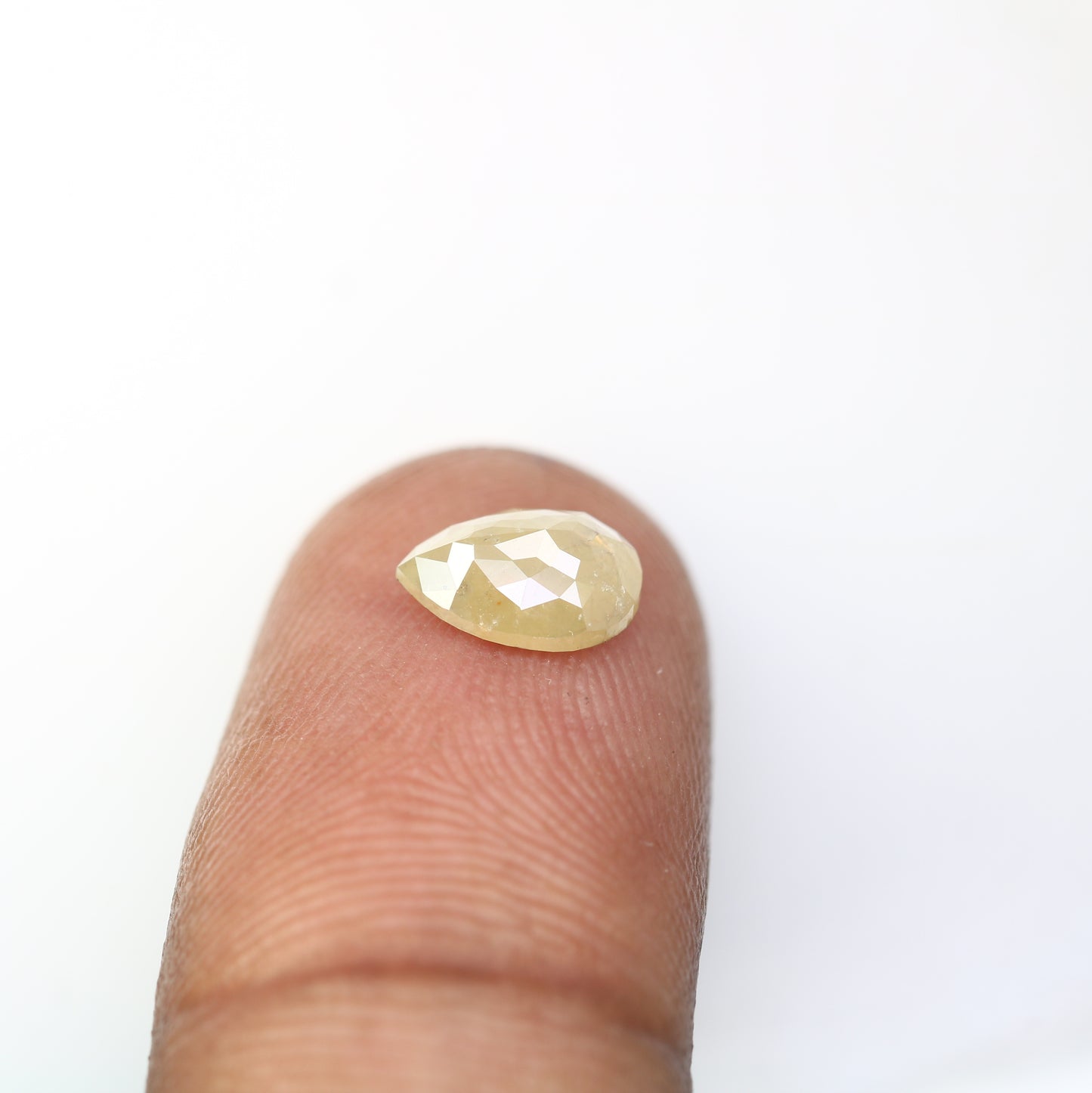 1.13 Carat Light Yellow Color Loose Fancy Pear Cut Diamond For Galaxy Ring - JayKrishna Diamond