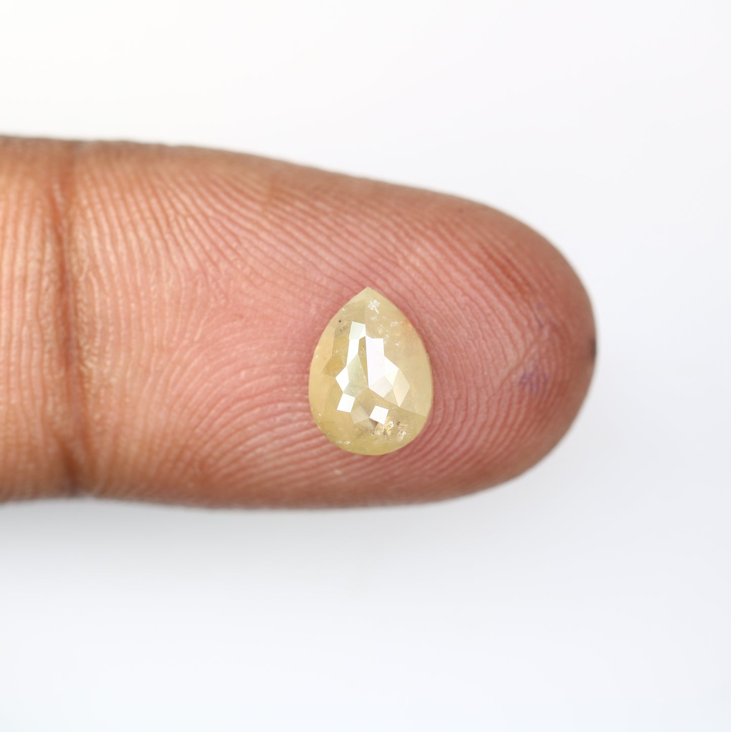 1.13 Carat Light Yellow Color Loose Fancy Pear Cut Diamond For Galaxy Ring - JayKrishna Diamond