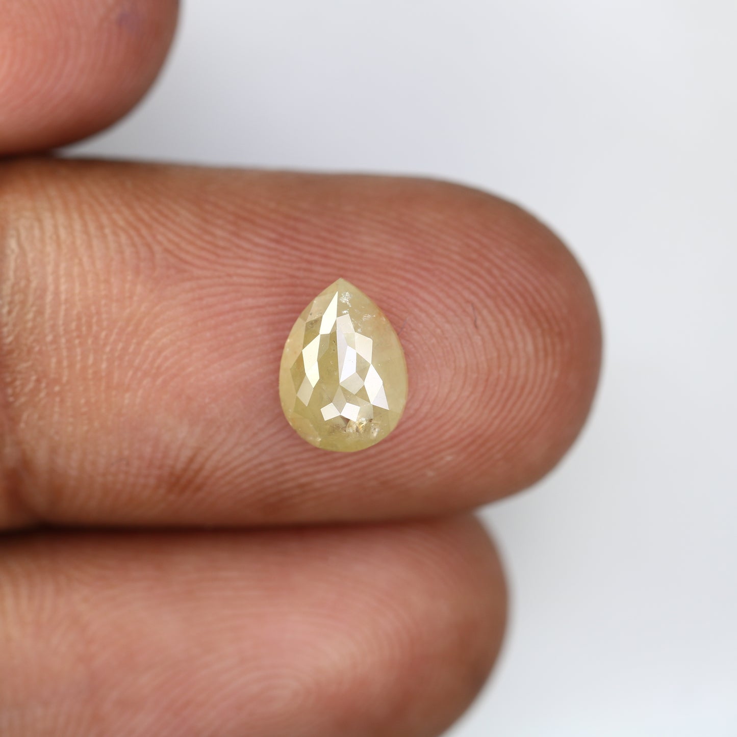 1.13 Carat Light Yellow Color Loose Fancy Pear Cut Diamond For Galaxy Ring - JayKrishna Diamond