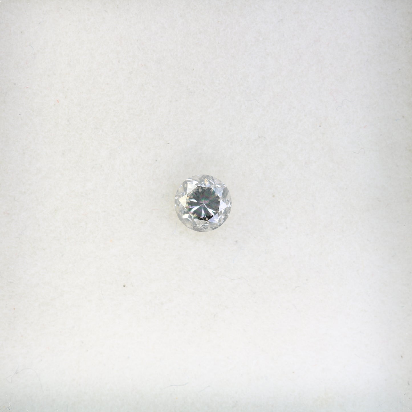 0.67 Carat Salt and Pepper Round Brilliant Cut Loose Diamond for Wedding Ring - Unique Gemstone for Custom Bridal Jewelry Designs - JayKrishna Diamond