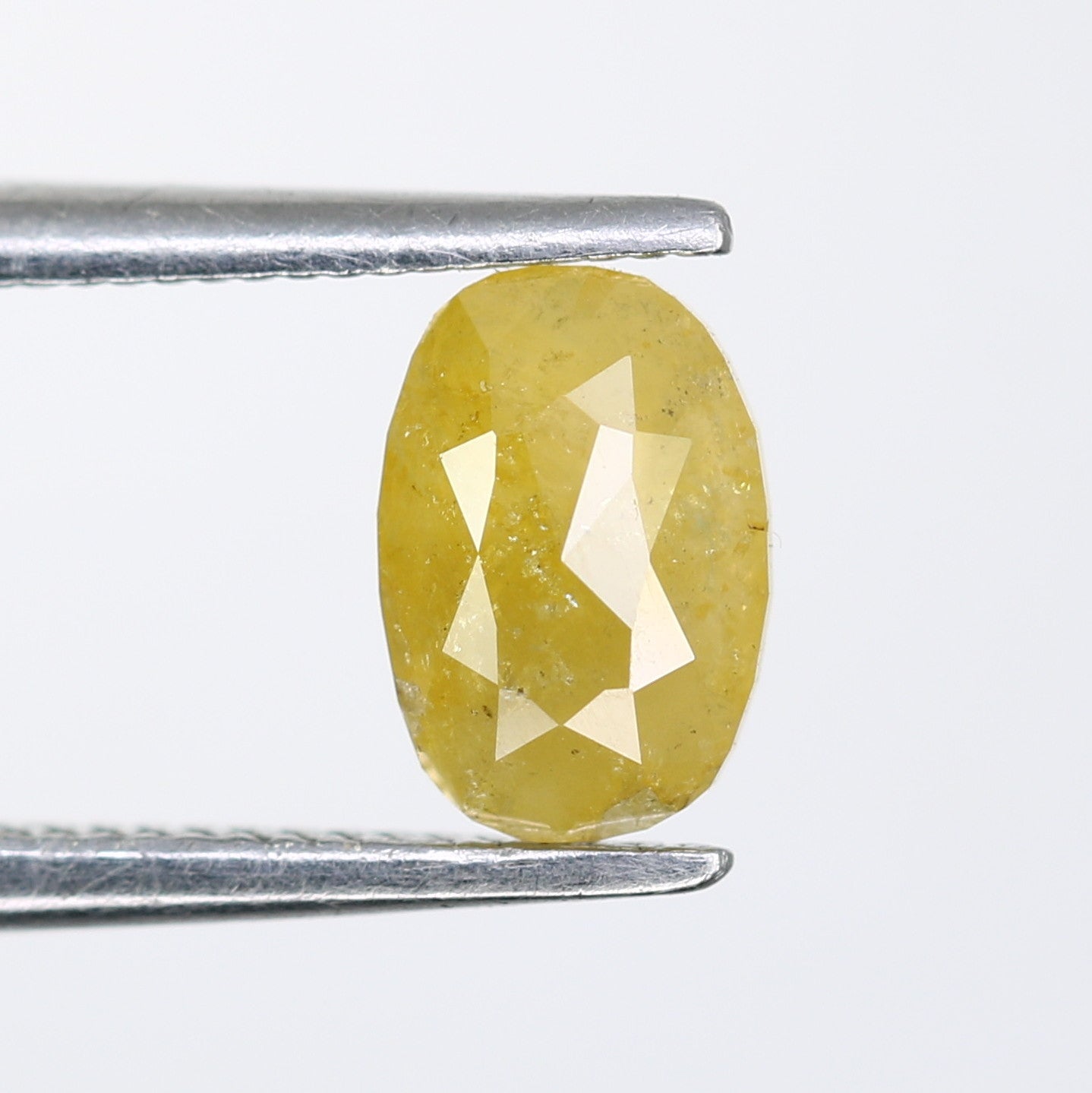 0.71 CT 6.50 MM Oval Shape Yellow Diamond For Wedding Ring - JayKrishna Diamond