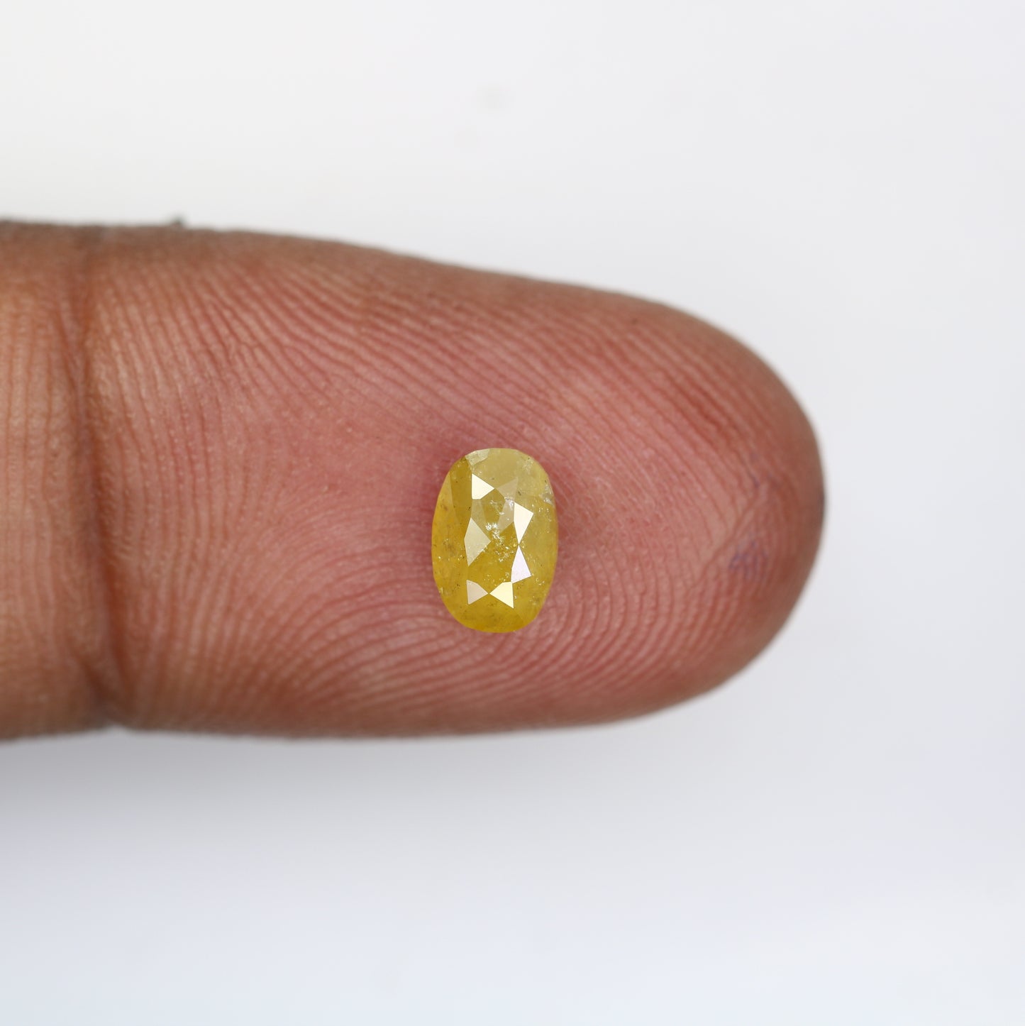 0.71 CT 6.50 MM Oval Shape Yellow Diamond For Wedding Ring - JayKrishna Diamond