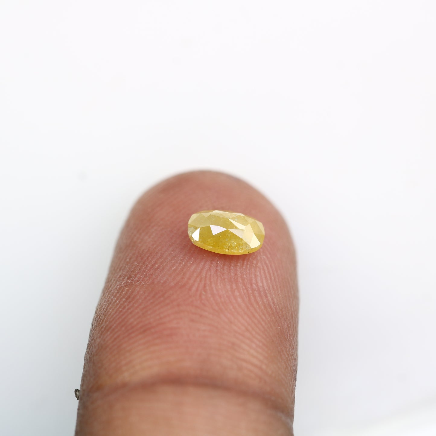 0.71 CT 6.50 MM Oval Shape Yellow Diamond For Wedding Ring - JayKrishna Diamond