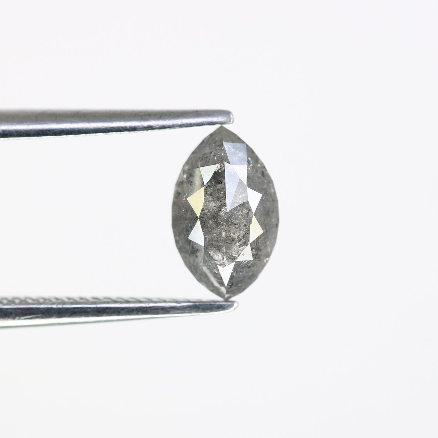 0.98 CT 7.60 MM Marquise Shape Salt And Pepper Diamond For Engagement Ring - JayKrishna Diamond