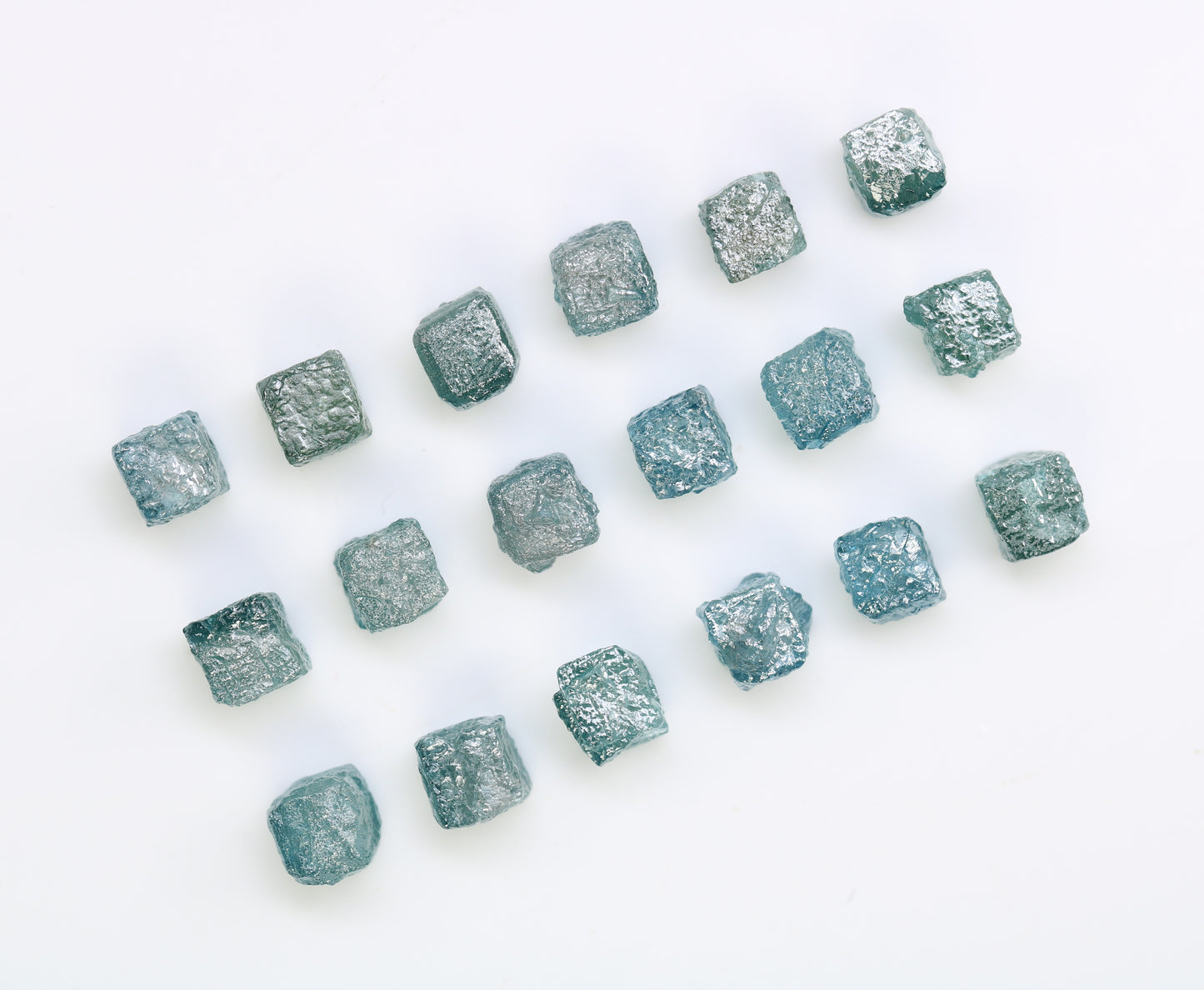 0.86 CT To 1.11 CT Blue Rough Cube Raw Diamond For Engagement Ring - JayKrishna Diamond