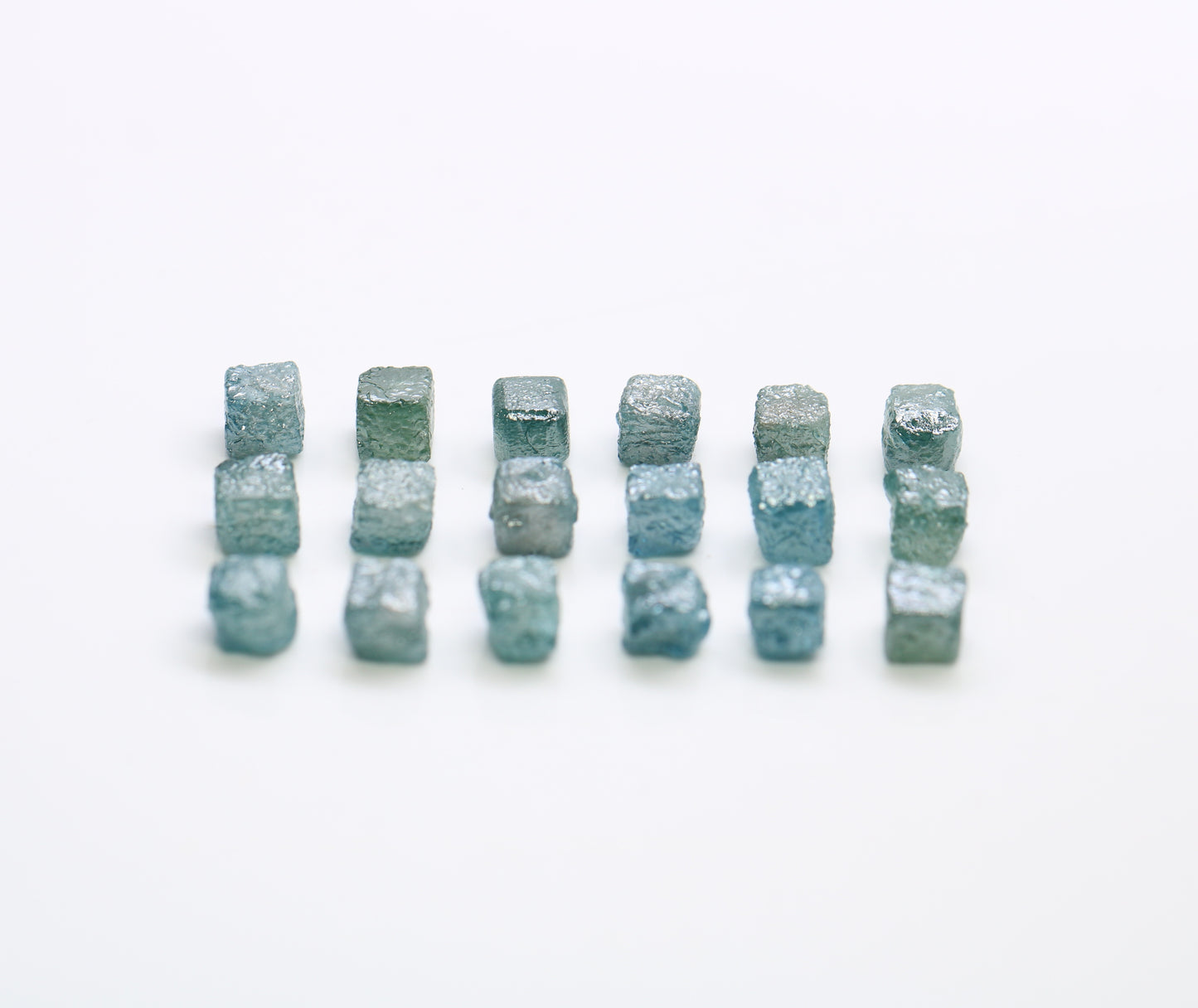0.86 CT To 1.11 CT Blue Rough Cube Raw Diamond For Engagement Ring - JayKrishna Diamond