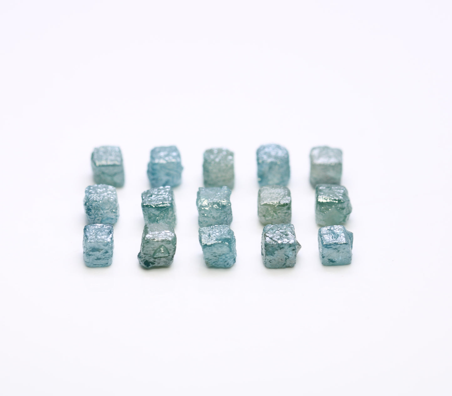 0.80 CT To 1.08 CT Blue Rough Cube Raw Diamond For Engagement Ring - JayKrishna Diamond
