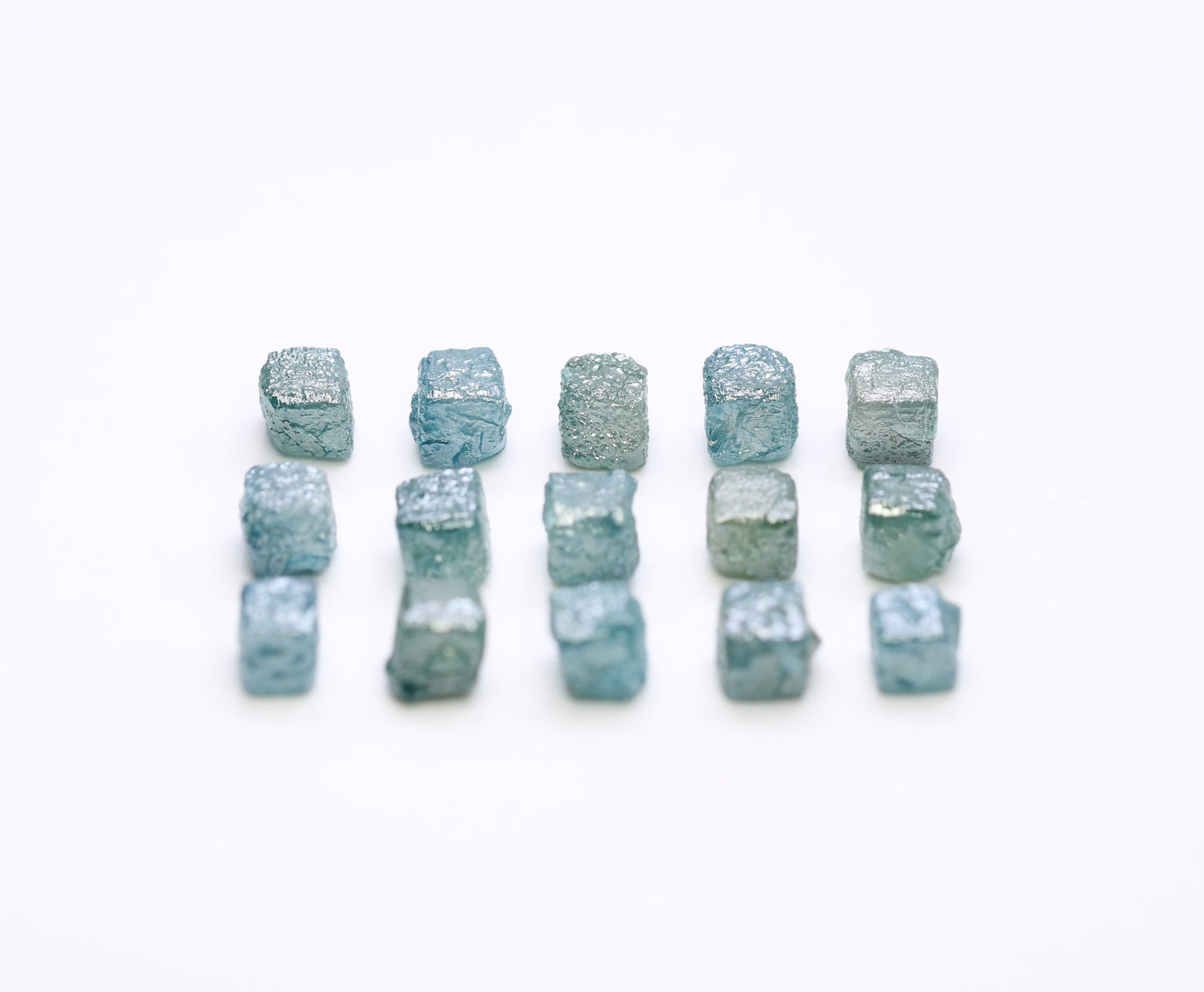 0.80 CT To 1.08 CT Blue Rough Cube Raw Diamond For Engagement Ring - JayKrishna Diamond
