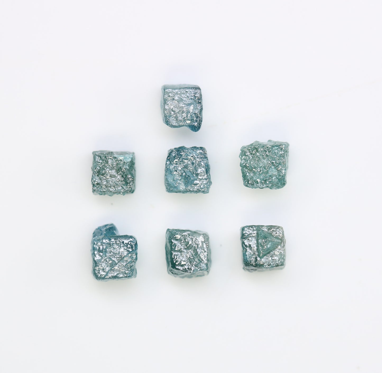 5.10 CT Blue Rough Uncut Raw Diamond For Engagement Ring - JayKrishna Diamond