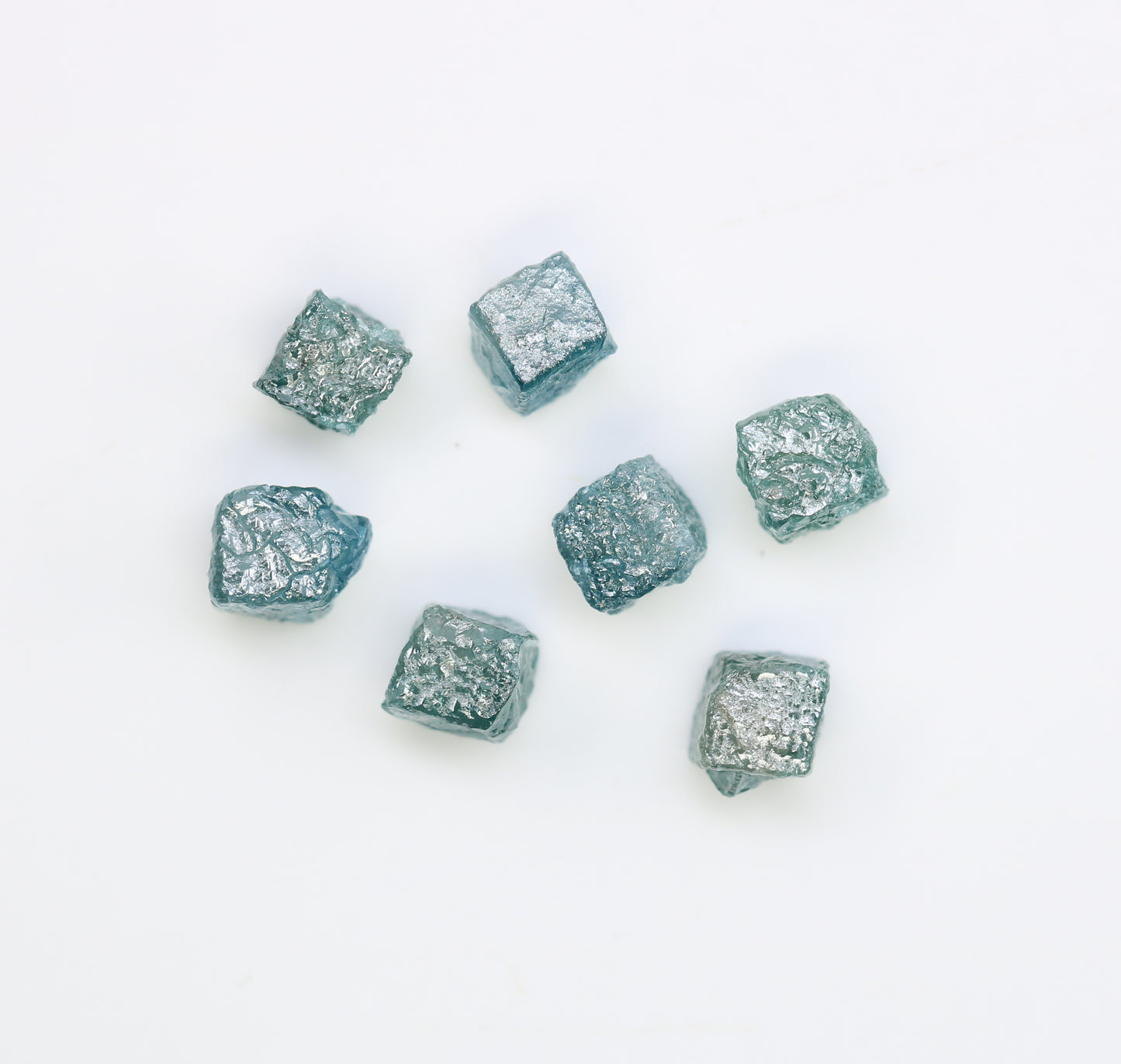 5.10 CT Blue Rough Uncut Raw Diamond For Engagement Ring - JayKrishna Diamond