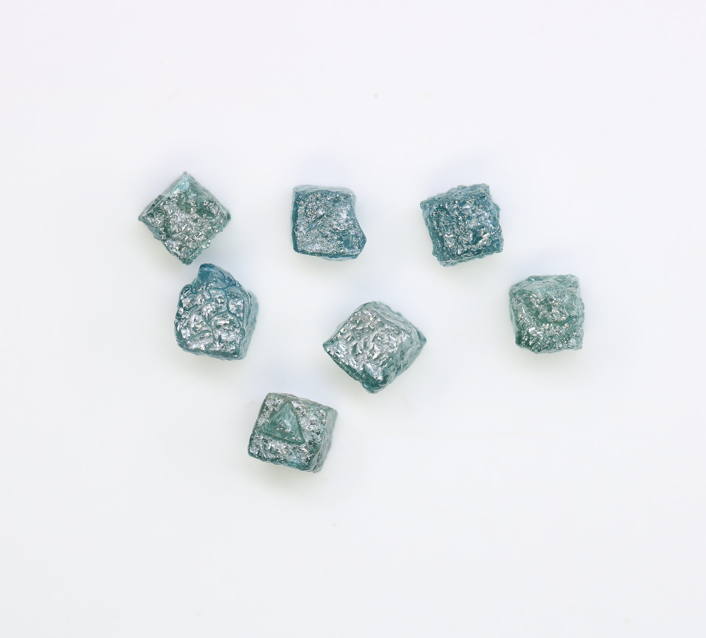 5.10 CT Blue Rough Uncut Raw Diamond For Engagement Ring - JayKrishna Diamond