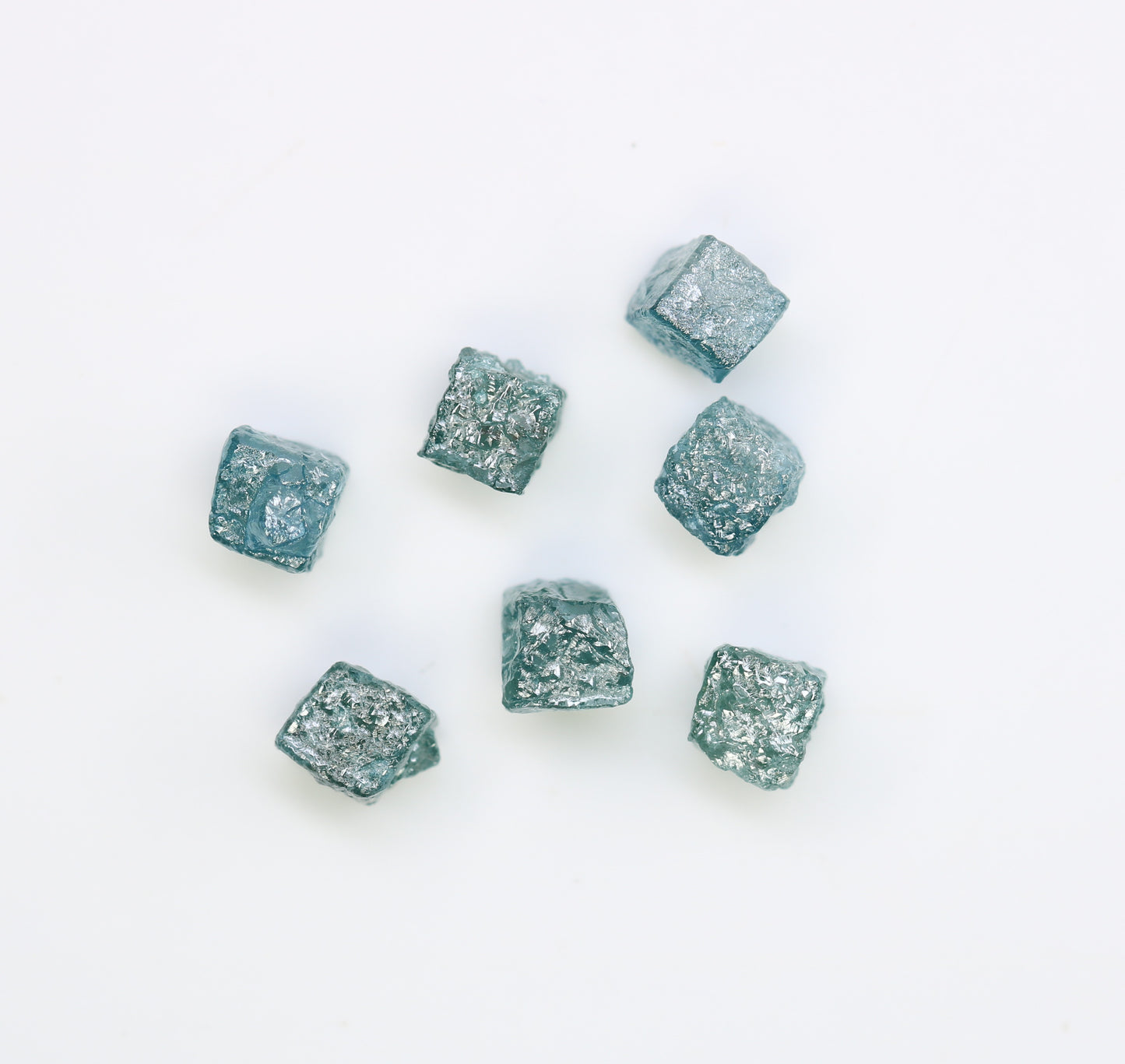 5.10 CT Blue Rough Uncut Raw Diamond For Engagement Ring - JayKrishna Diamond