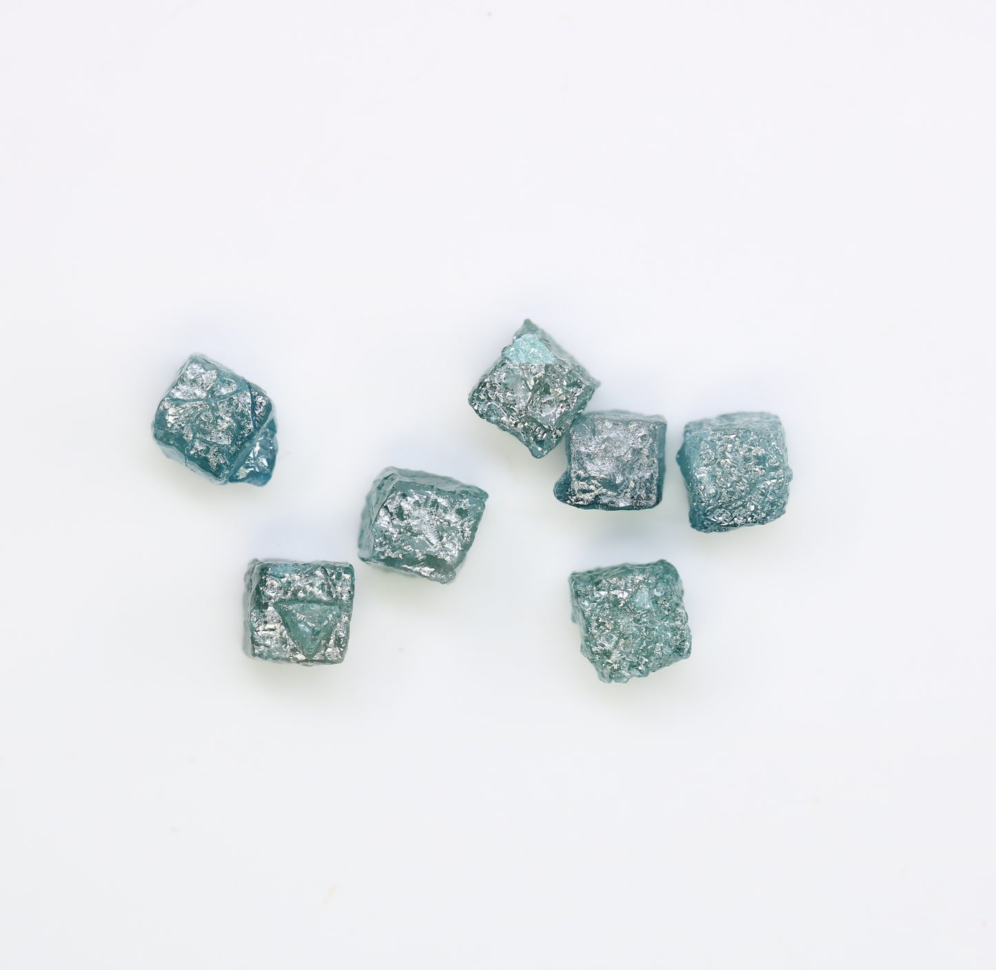5.10 CT Blue Rough Uncut Raw Diamond For Engagement Ring - JayKrishna Diamond