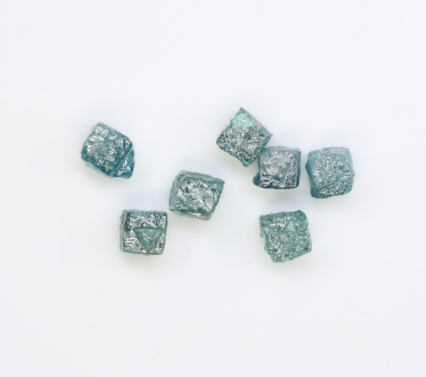 5.10 CT Blue Rough Uncut Raw Diamond For Engagement Ring - JayKrishna Diamond