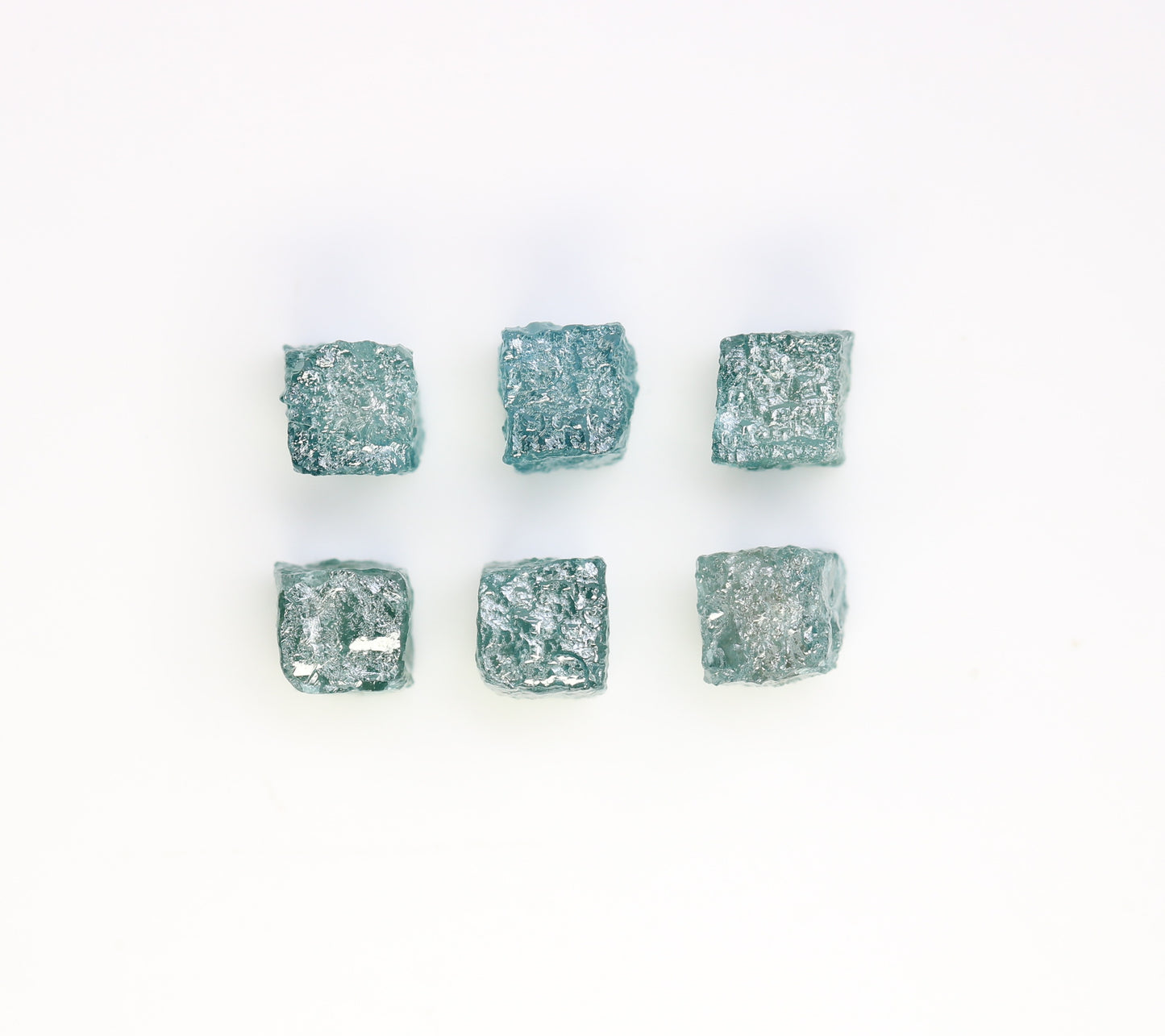 4.17 CT Cube Blue Rough Raw Diamond For Engagement Ring - JayKrishna Diamond