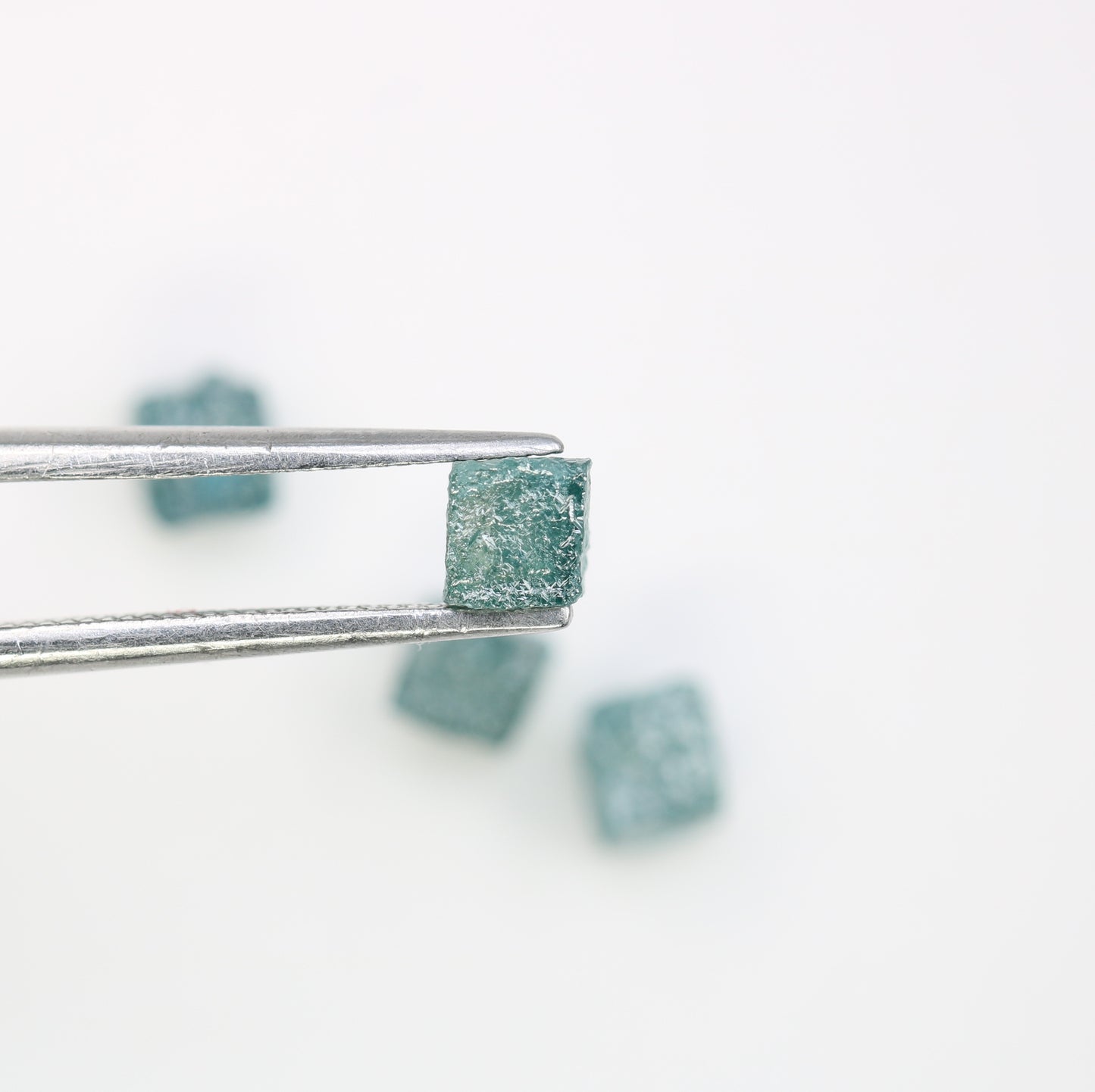 2.78 CT Cube Blue Rough Raw Diamond For Engagement Ring - JayKrishna Diamond