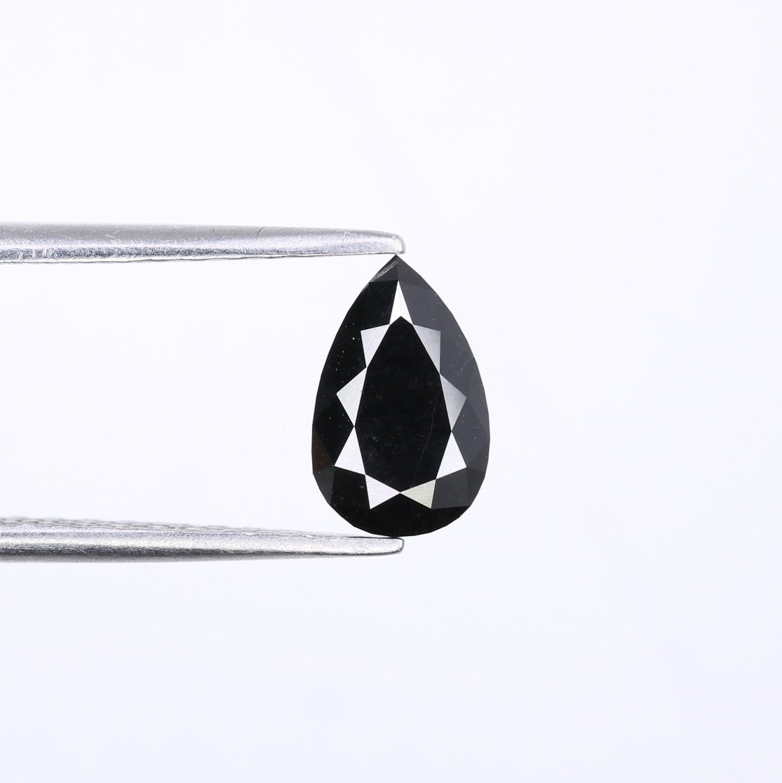1.13 CT Treated Black Pear Cut Fancy Diamond For Engagement Ring - JayKrishna Diamond