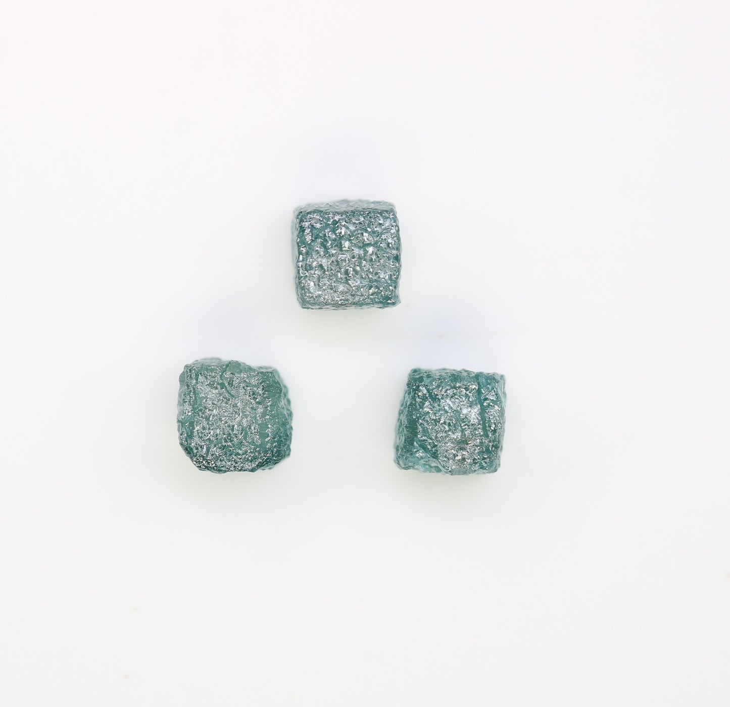 2.63 CT Raw Blue Cube Rough Diamond For Engagement Ring - JayKrishna Diamond