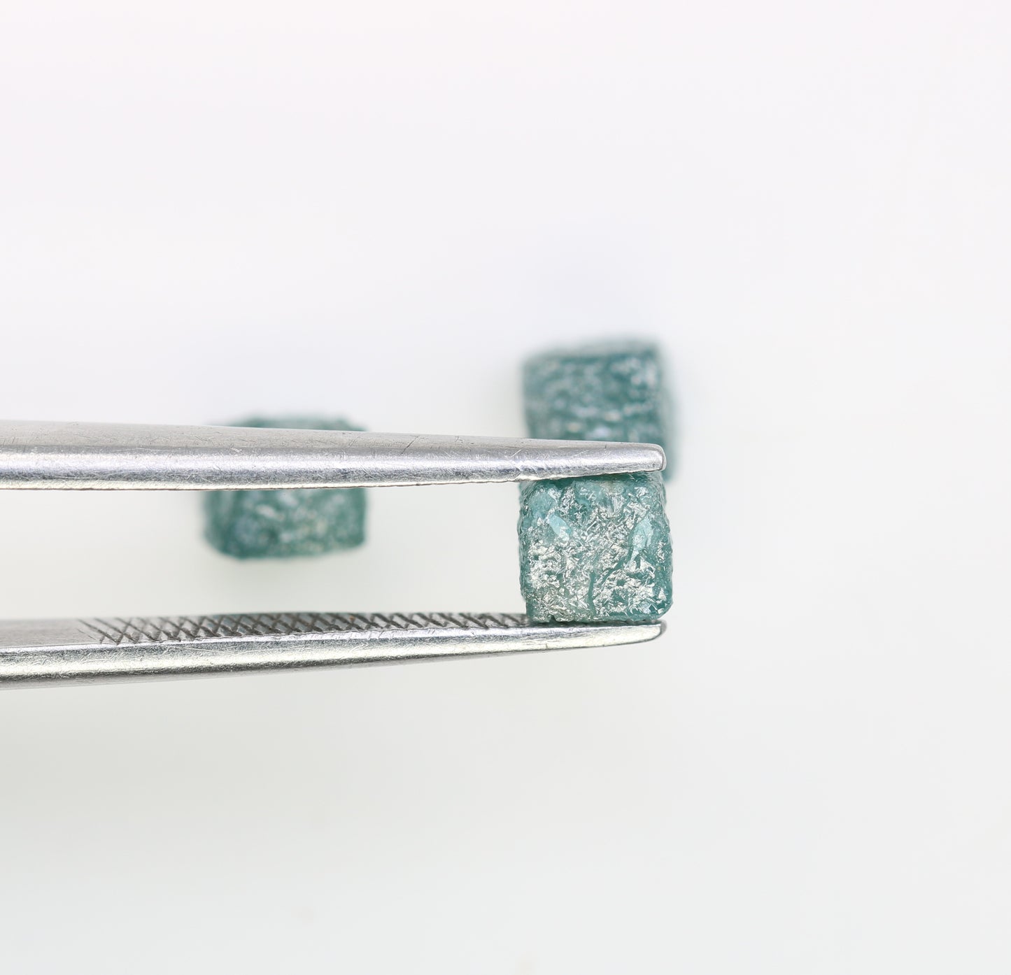 2.63 CT Raw Blue Cube Rough Diamond For Engagement Ring - JayKrishna Diamond