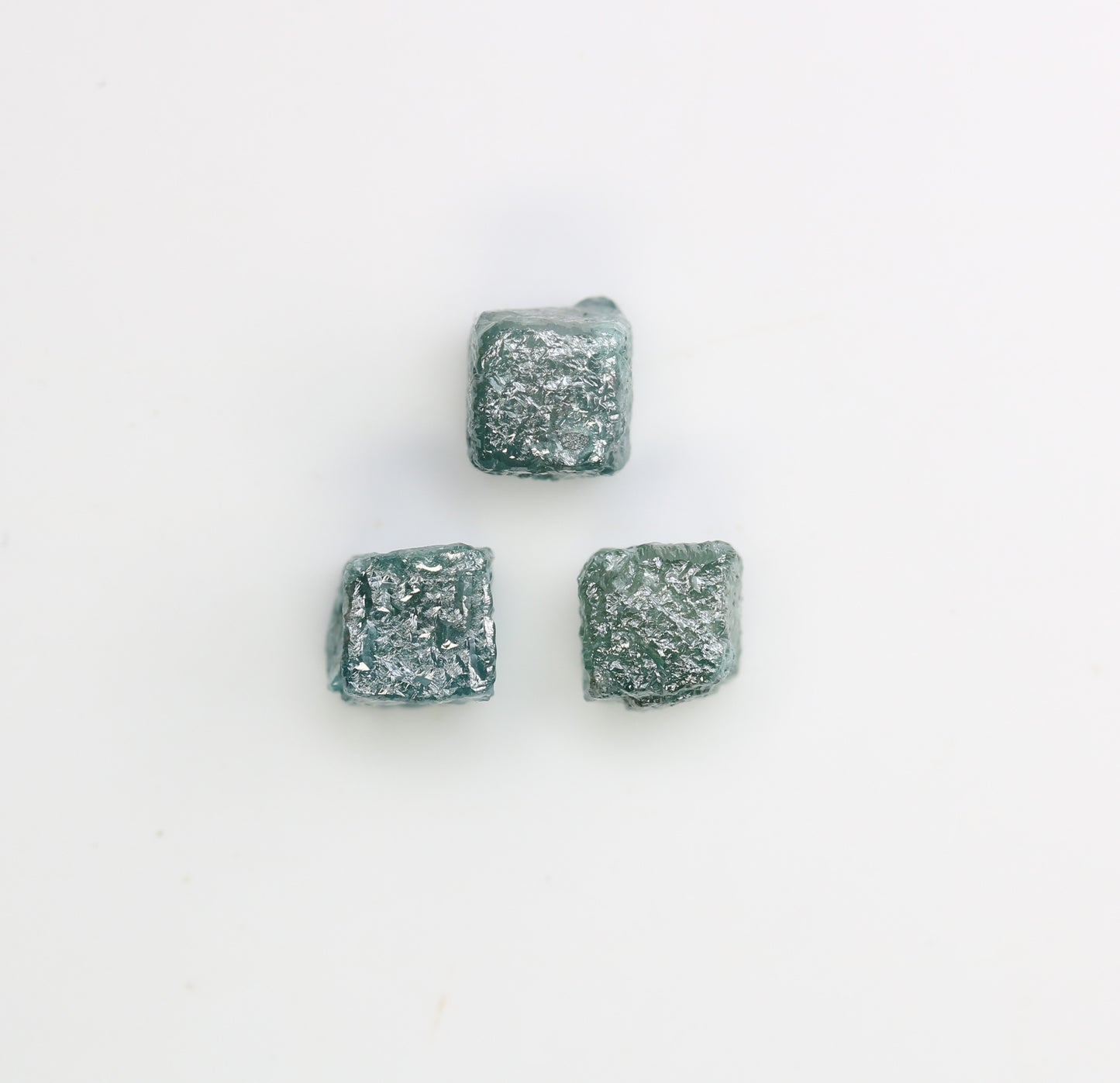 2.43 CT Cube Raw Blue Rough Diamond For Engagement Ring - JayKrishna Diamond