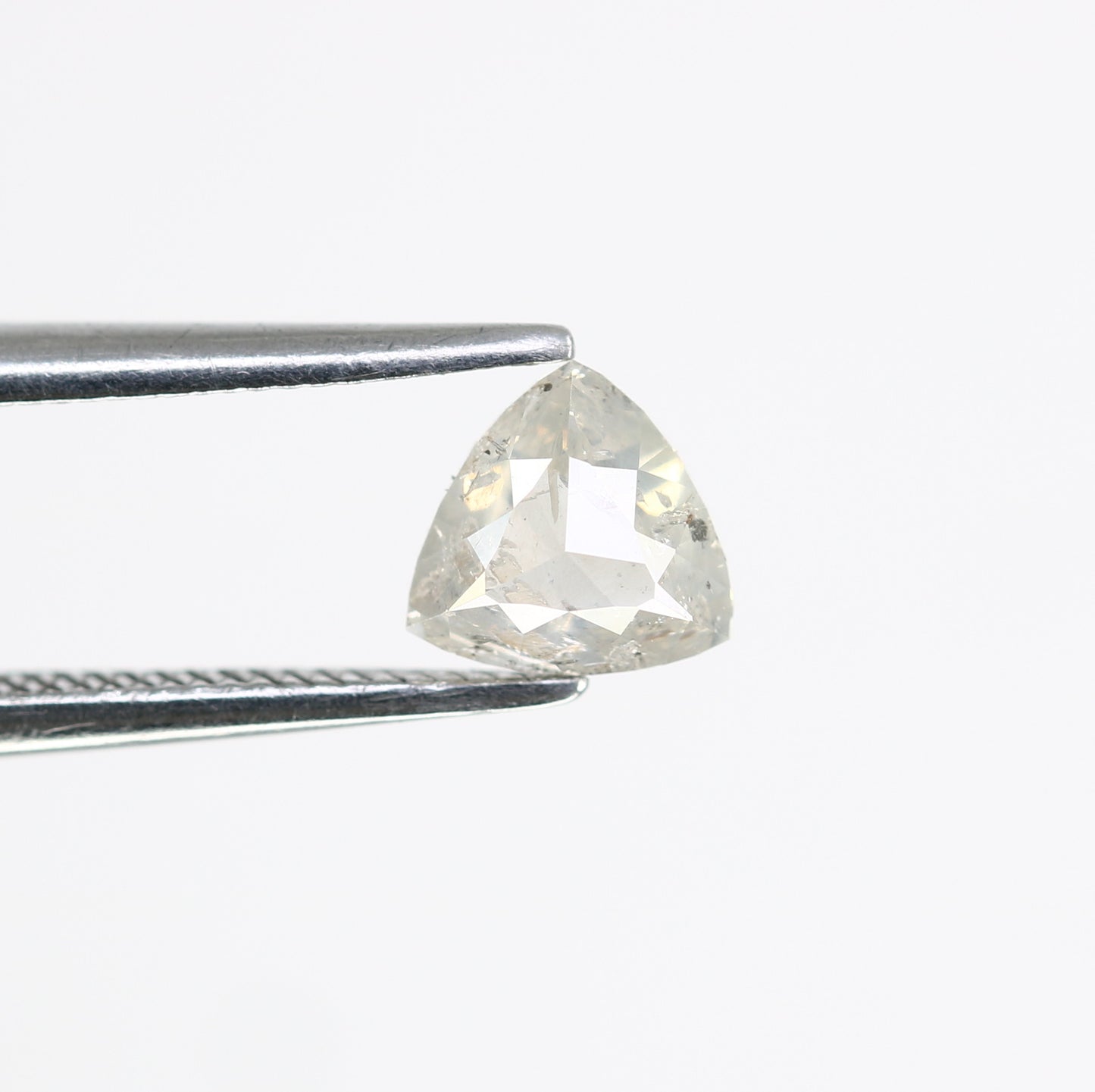 0.70 CT Salt And Pepper Triangle Shape 5.50 MM Diamond For Galaxy Ring - JayKrishna Diamond