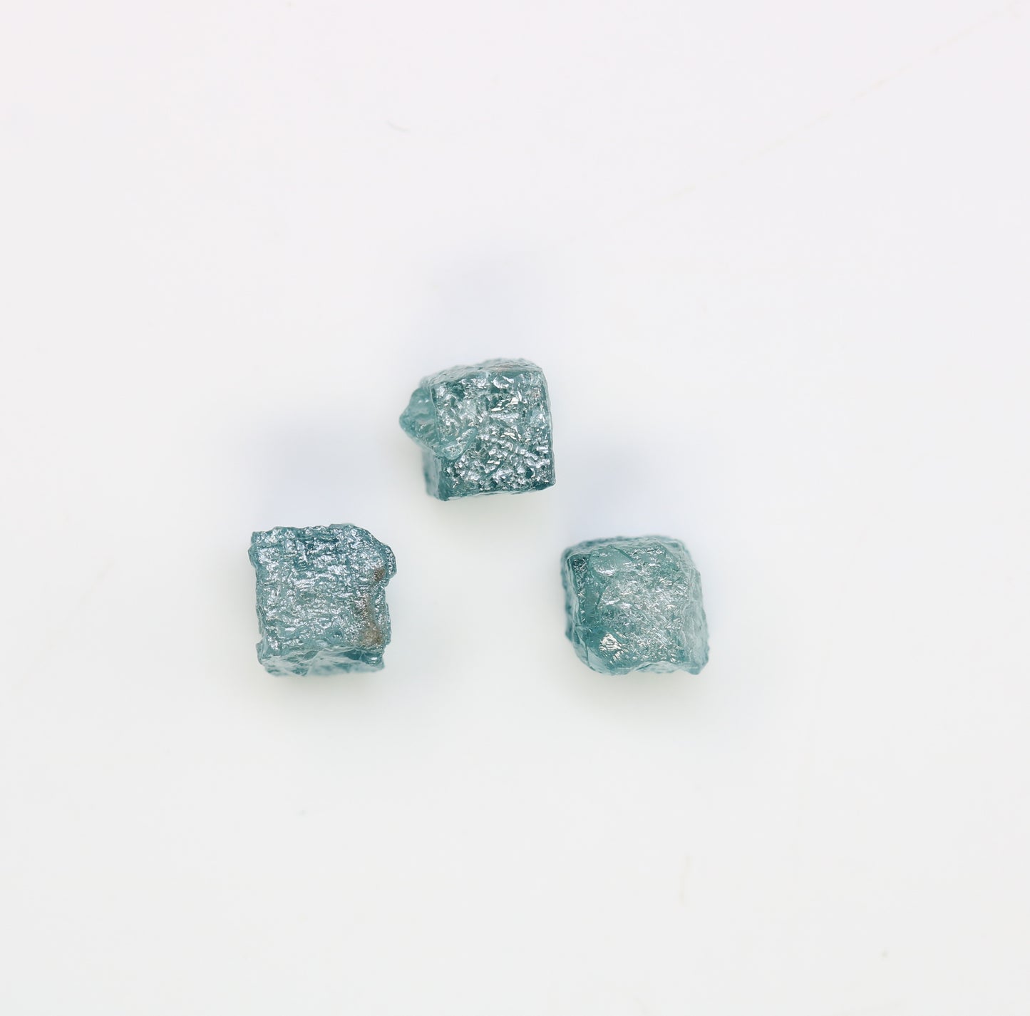 2.37 CT Cube Raw Blue Rough Diamond For Engagement Ring - JayKrishna Diamond