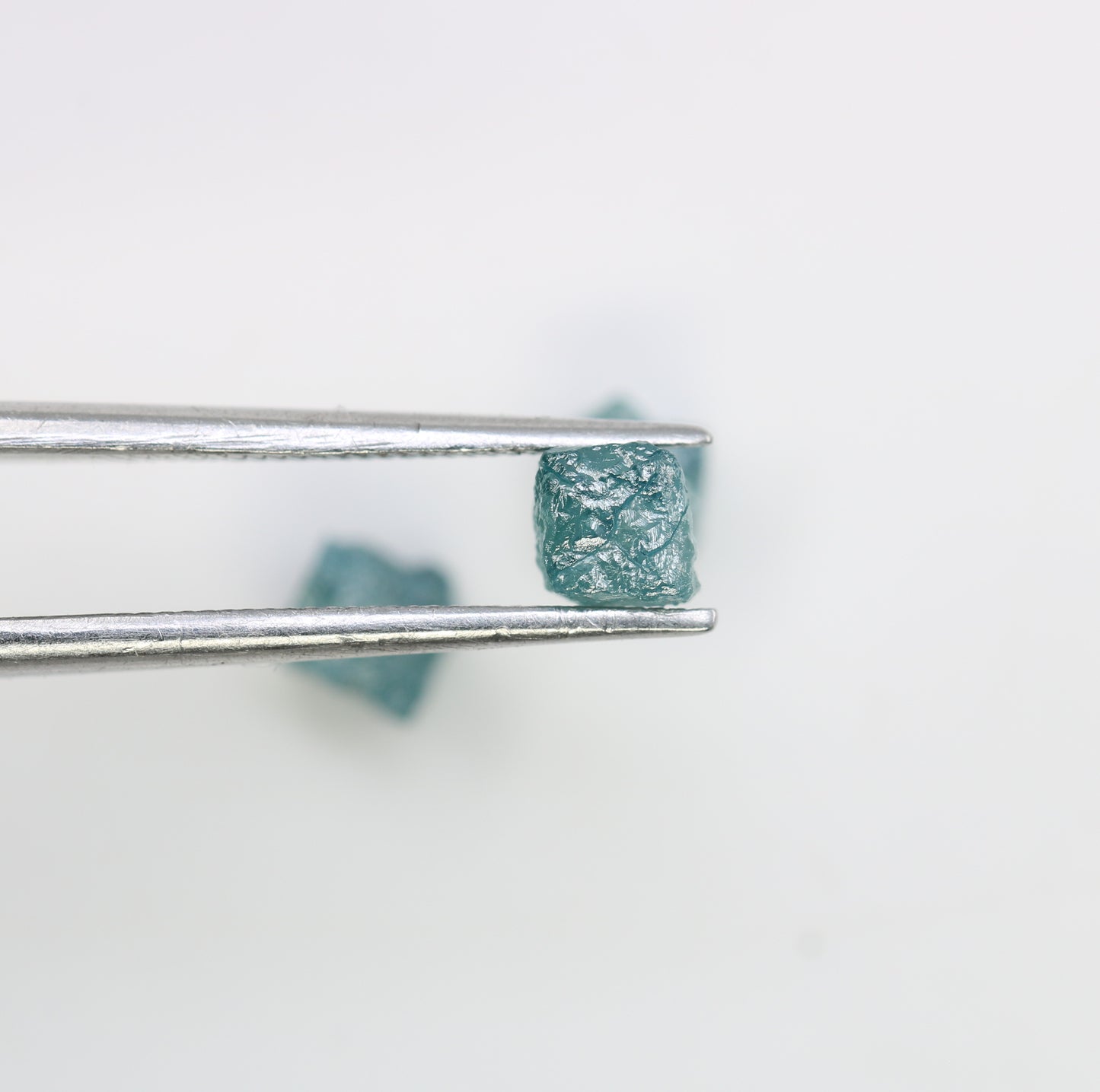 2.37 CT Cube Raw Blue Rough Diamond For Engagement Ring - JayKrishna Diamond