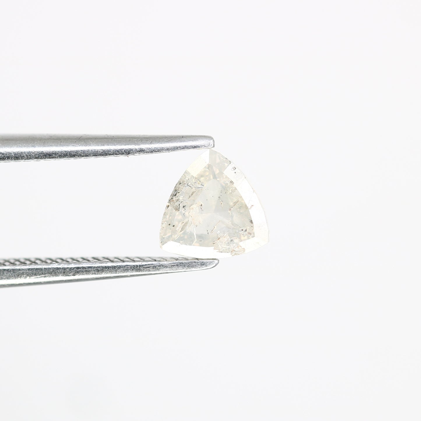 0.70 CT Salt And Pepper Triangle Shape 5.50 MM Diamond For Galaxy Ring - JayKrishna Diamond