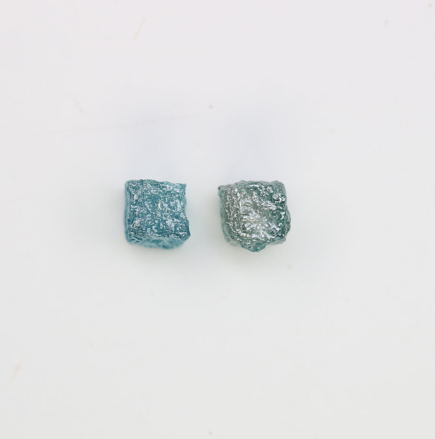 1.55 CT Blue Rough Cube Raw Diamond For Engagement Ring - JayKrishna Diamond