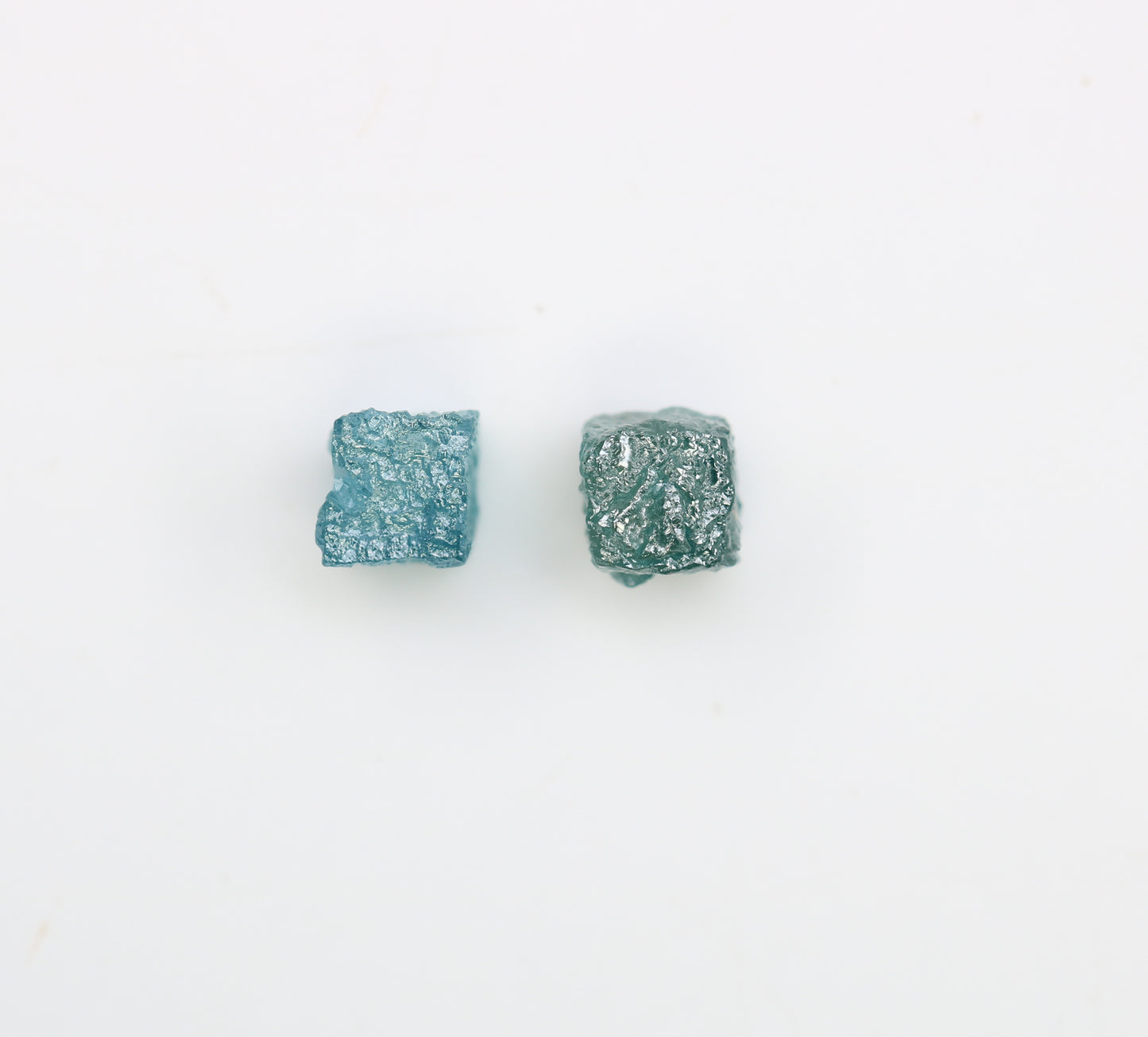 1.55 CT Blue Rough Cube Raw Diamond For Engagement Ring - JayKrishna Diamond