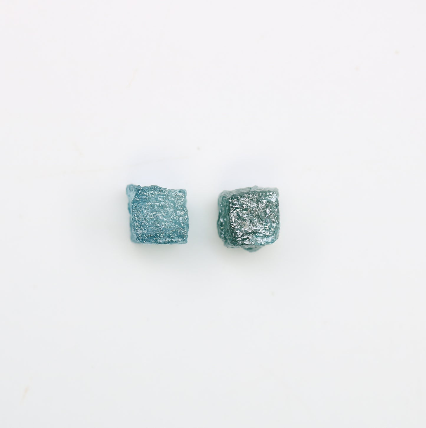 1.55 CT Blue Rough Cube Raw Diamond For Engagement Ring - JayKrishna Diamond