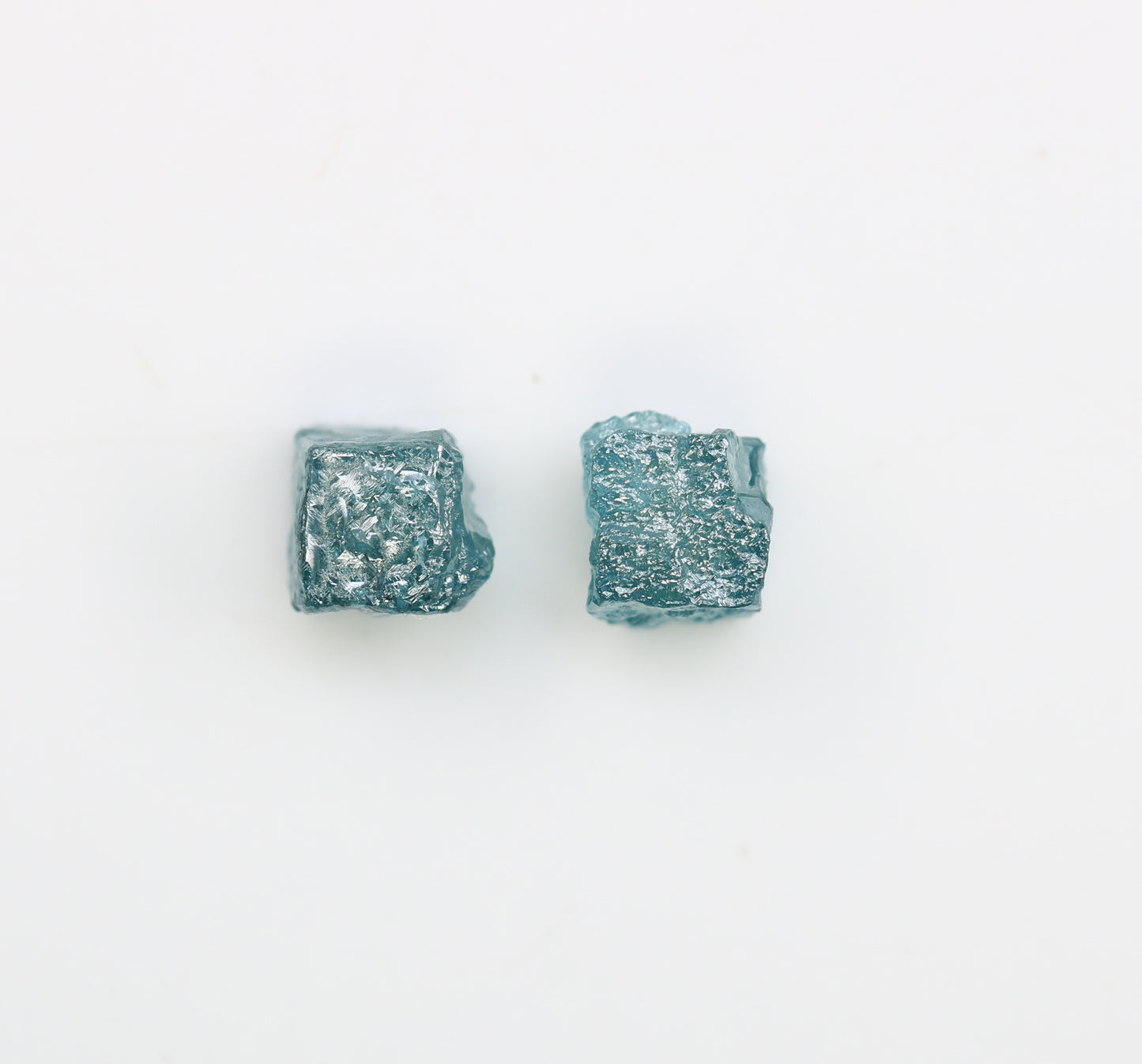 1.56 CT Blue Rough Cube Raw Diamond For Engagement Ring - JayKrishna Diamond