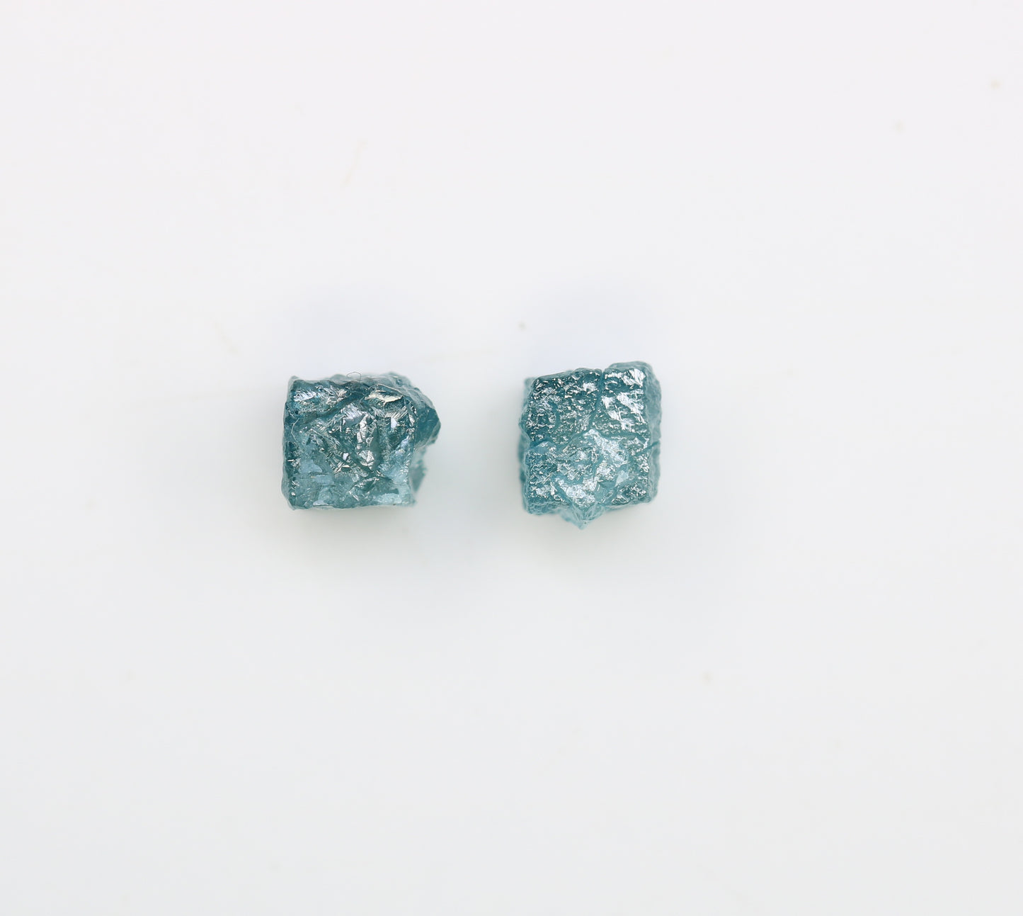 1.56 CT Blue Rough Cube Raw Diamond For Engagement Ring - JayKrishna Diamond
