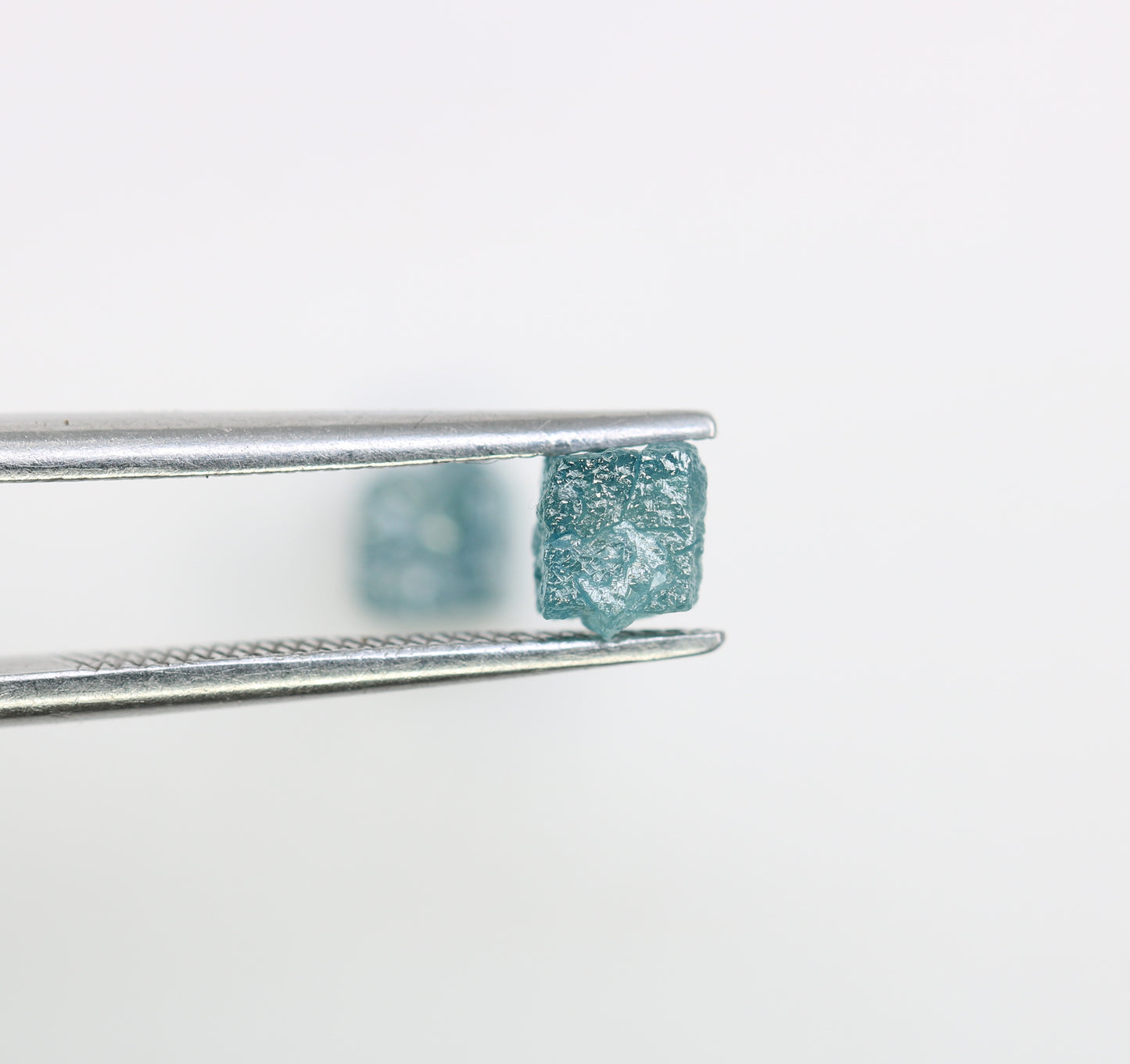 1.56 CT Blue Rough Cube Raw Diamond For Engagement Ring - JayKrishna Diamond