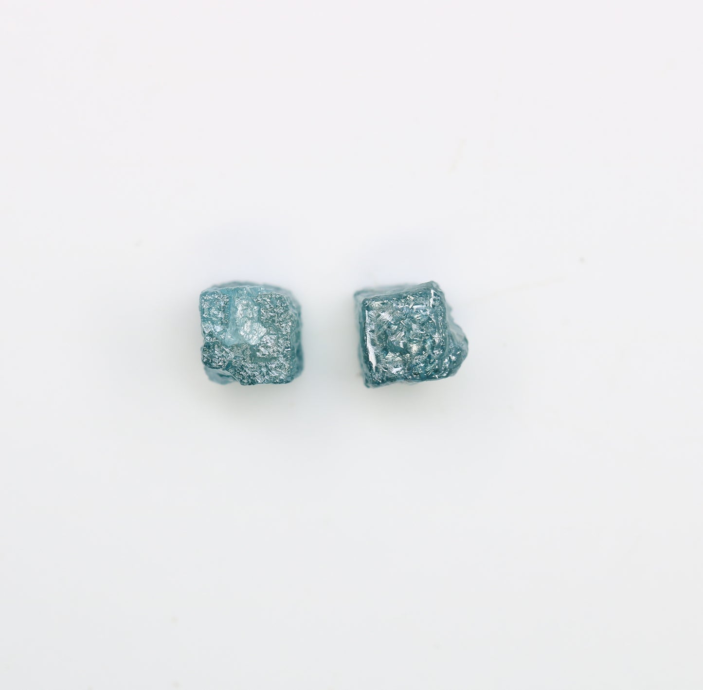 1.56 CT Blue Rough Cube Raw Diamond For Engagement Ring - JayKrishna Diamond