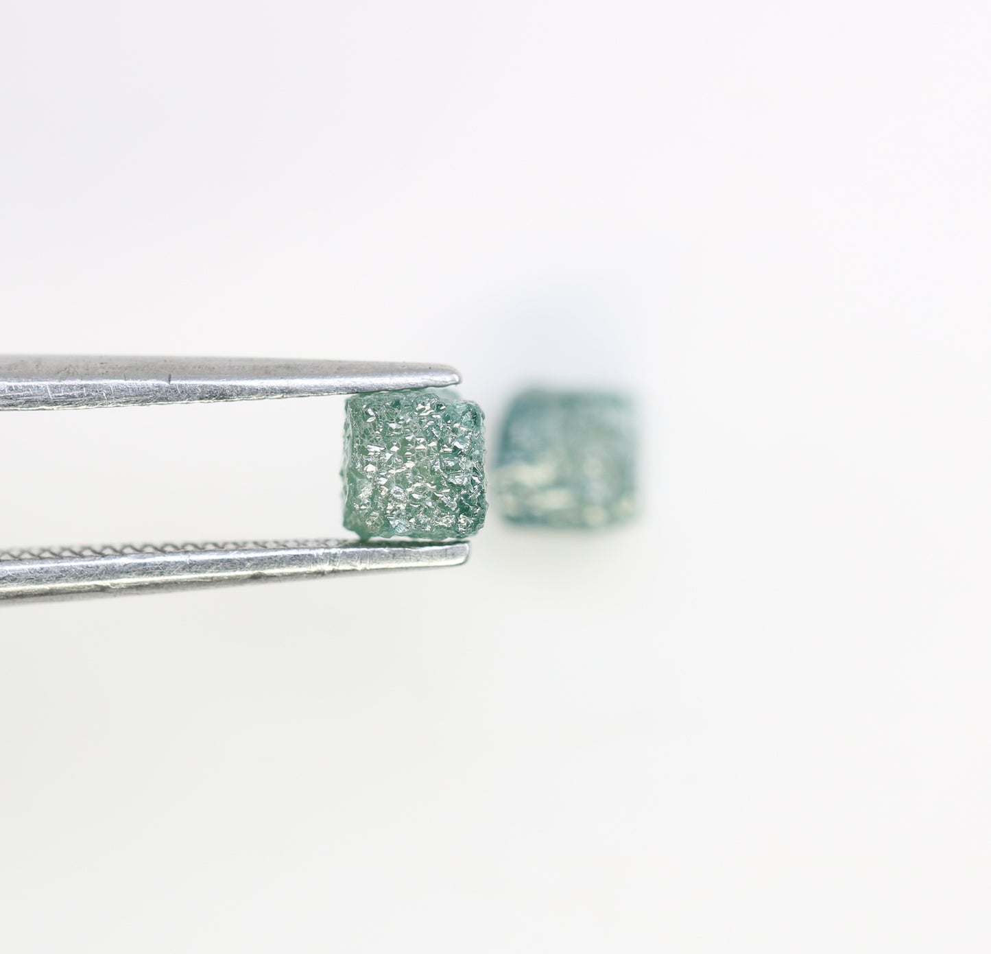 1.56 CT Cube Raw Blue Rough Diamond For Engagement Ring - JayKrishna Diamond