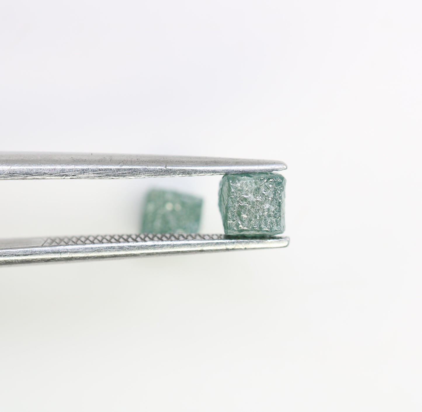 1.56 CT Cube Raw Blue Rough Diamond For Engagement Ring - JayKrishna Diamond