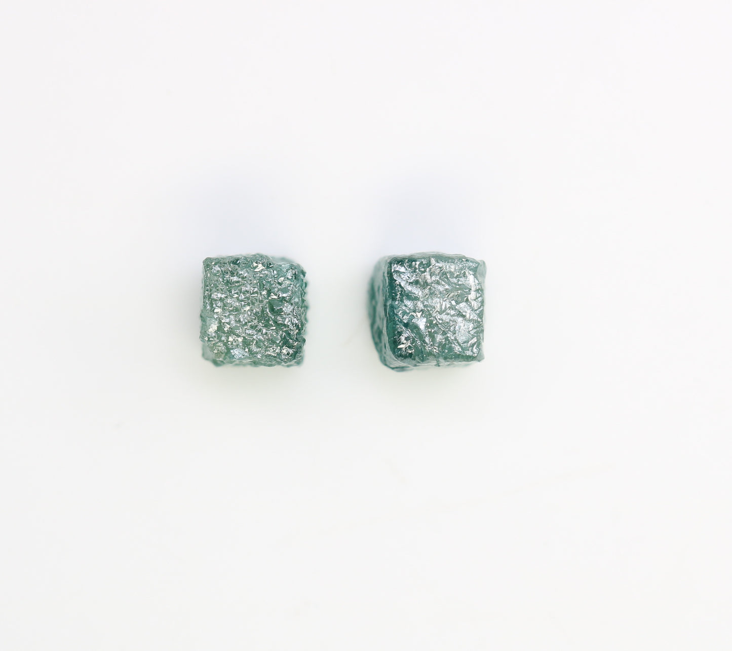1.56 CT Cube Raw Blue Rough Diamond For Engagement Ring - JayKrishna Diamond