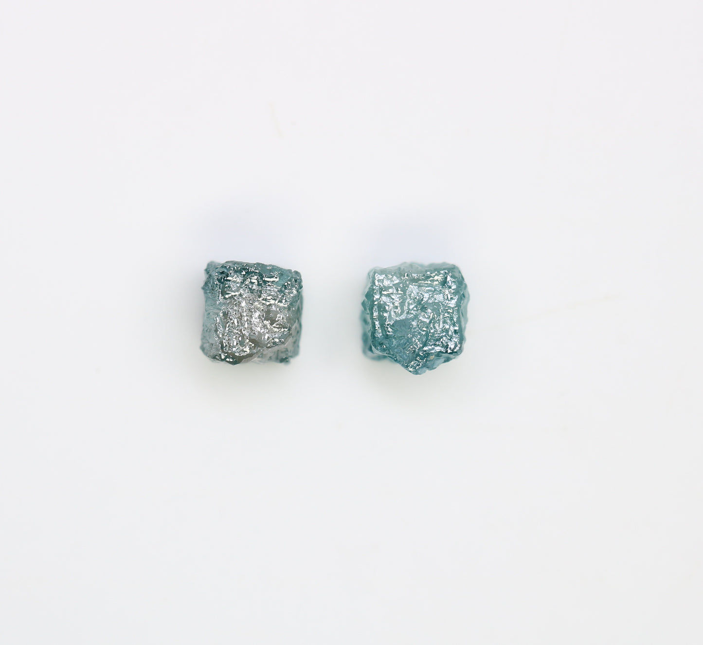 1.46 CT Cube Raw Blue Rough Diamond For Engagement Ring - JayKrishna Diamond