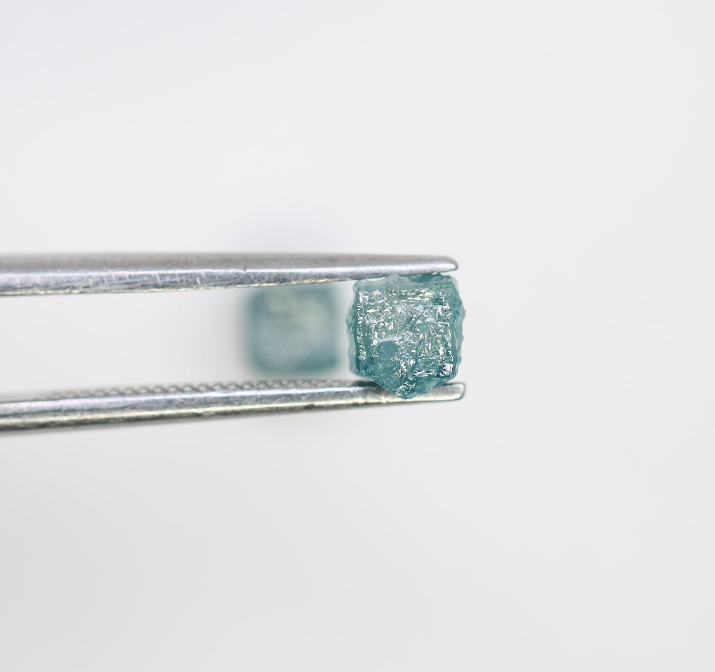 1.46 CT Cube Raw Blue Rough Diamond For Engagement Ring - JayKrishna Diamond
