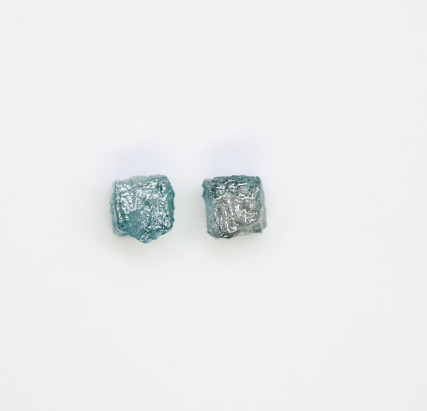 1.46 CT Cube Raw Blue Rough Diamond For Engagement Ring - JayKrishna Diamond