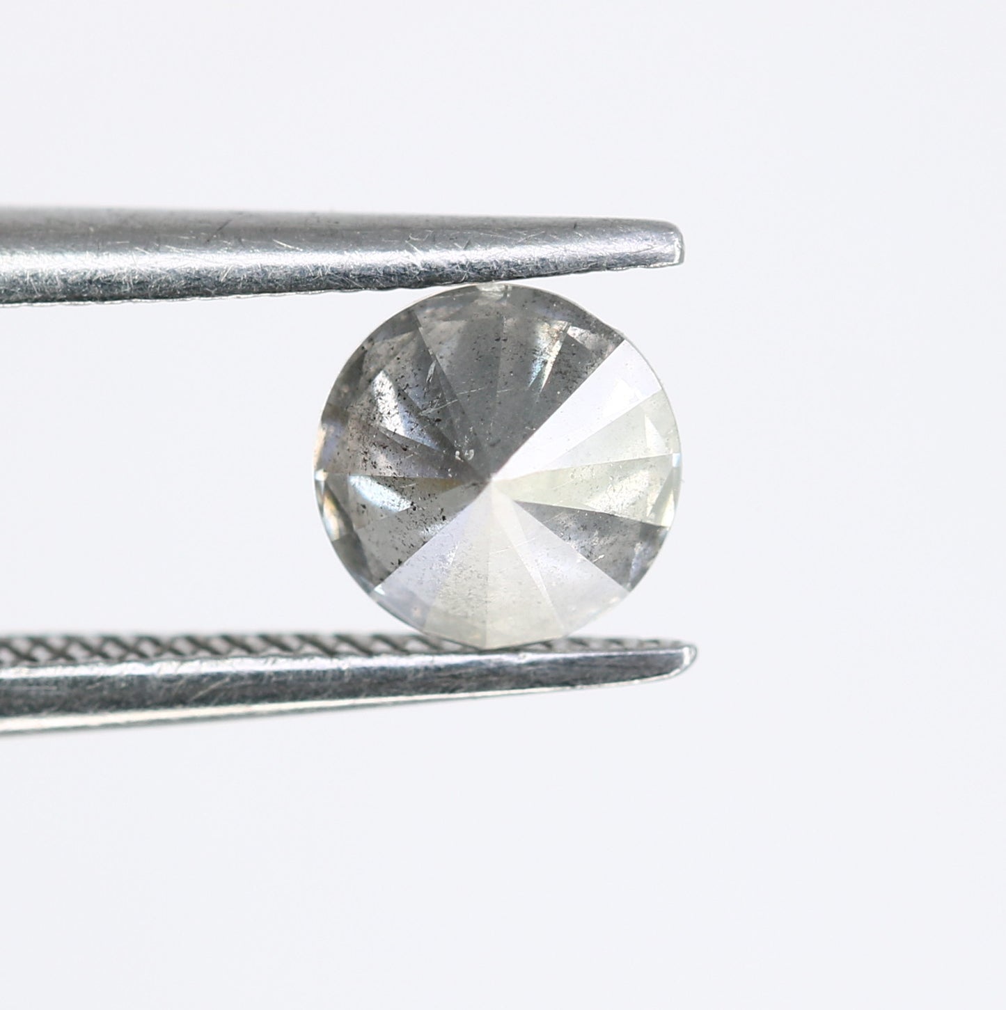 0.60 CT Salt and Pepper Round Brilliant Cut Diamond for an Elegant Engagement Ring: Unique Gemstone Jewelry - JayKrishna Diamond