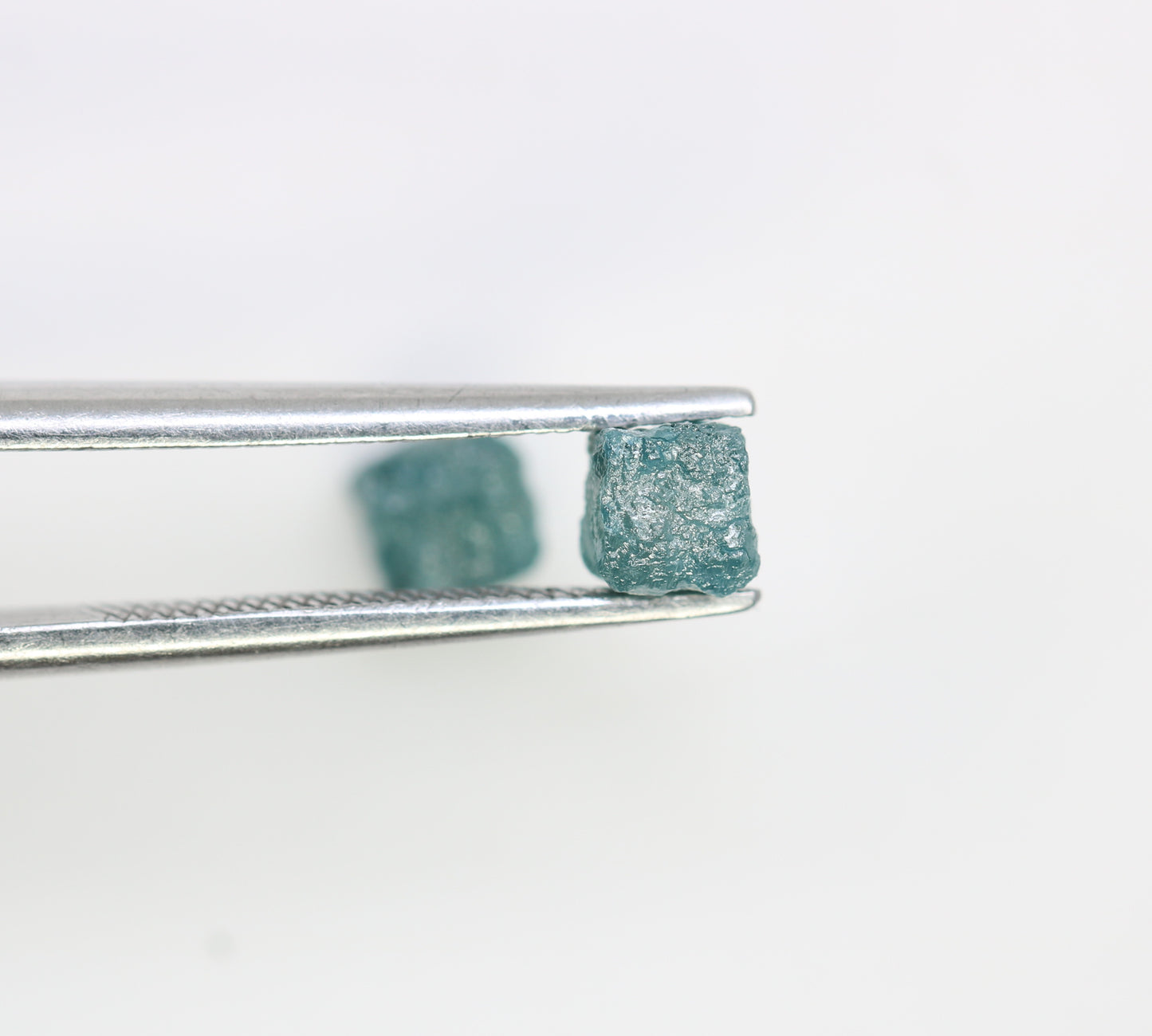 1.64 CT Cube Rough Raw Blue Diamond For Engagement Ring - JayKrishna Diamond