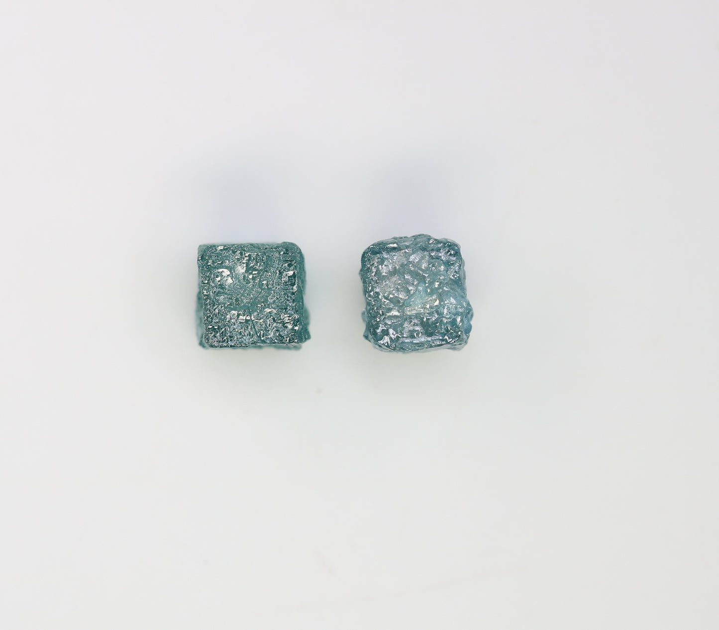 1.60 CT Cube Rough Raw Blue Diamond For Engagement Ring - JayKrishna Diamond